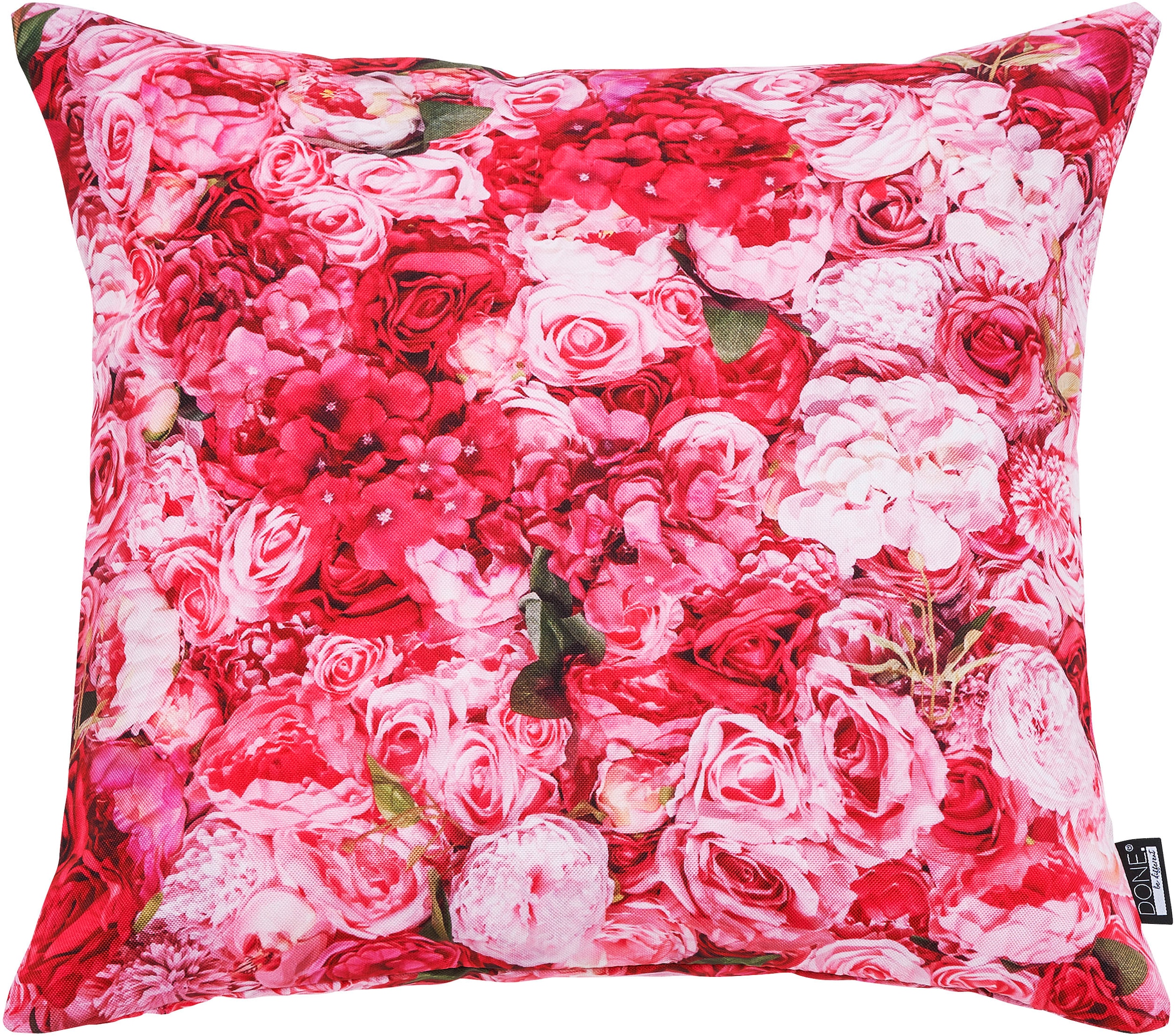 Image of done. Dekokissen "Flora" beidseitig bedruckt