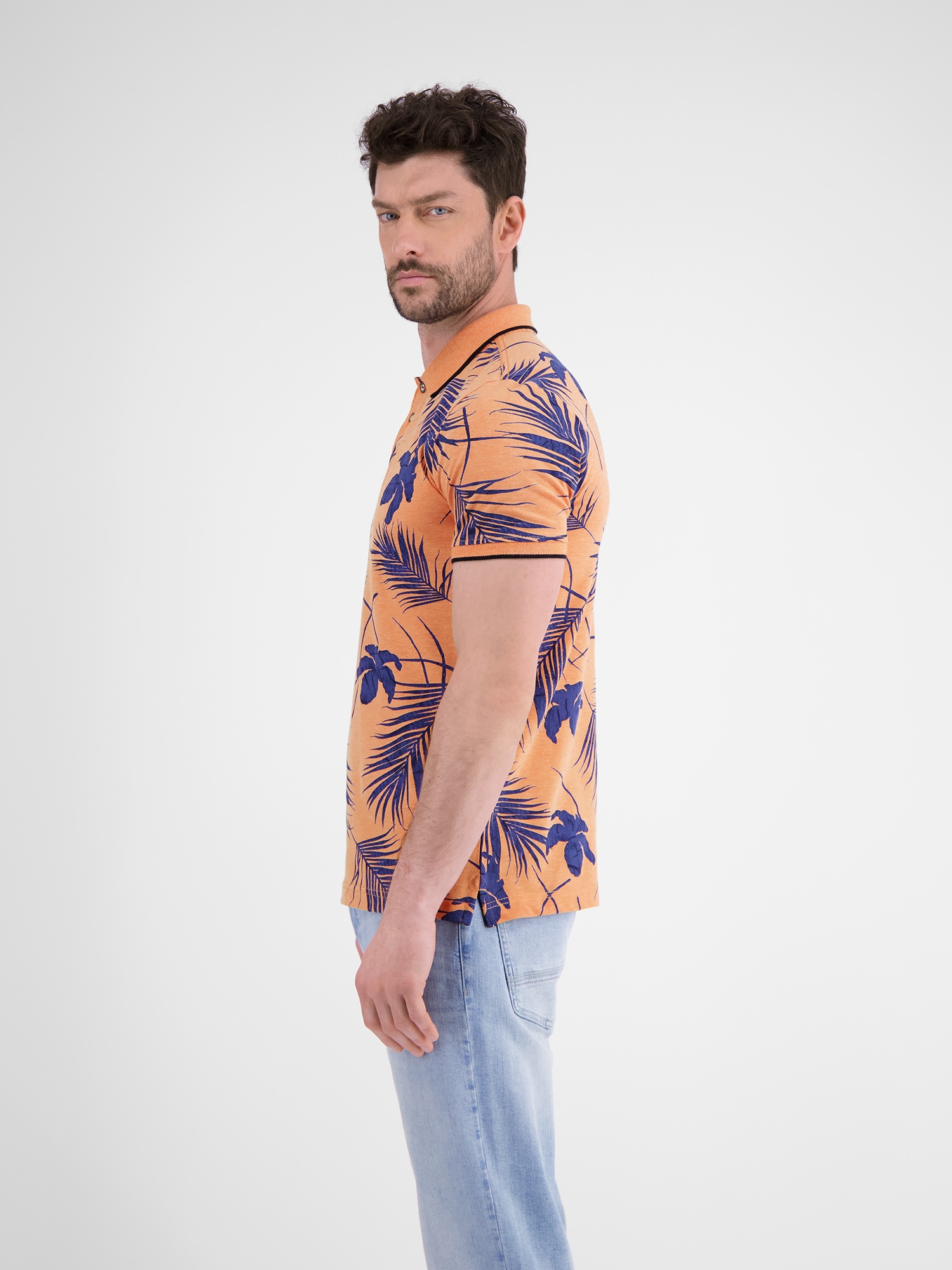 LERROS Polo »LERROS Modisches Poloshirt, sommerlich gemustert«