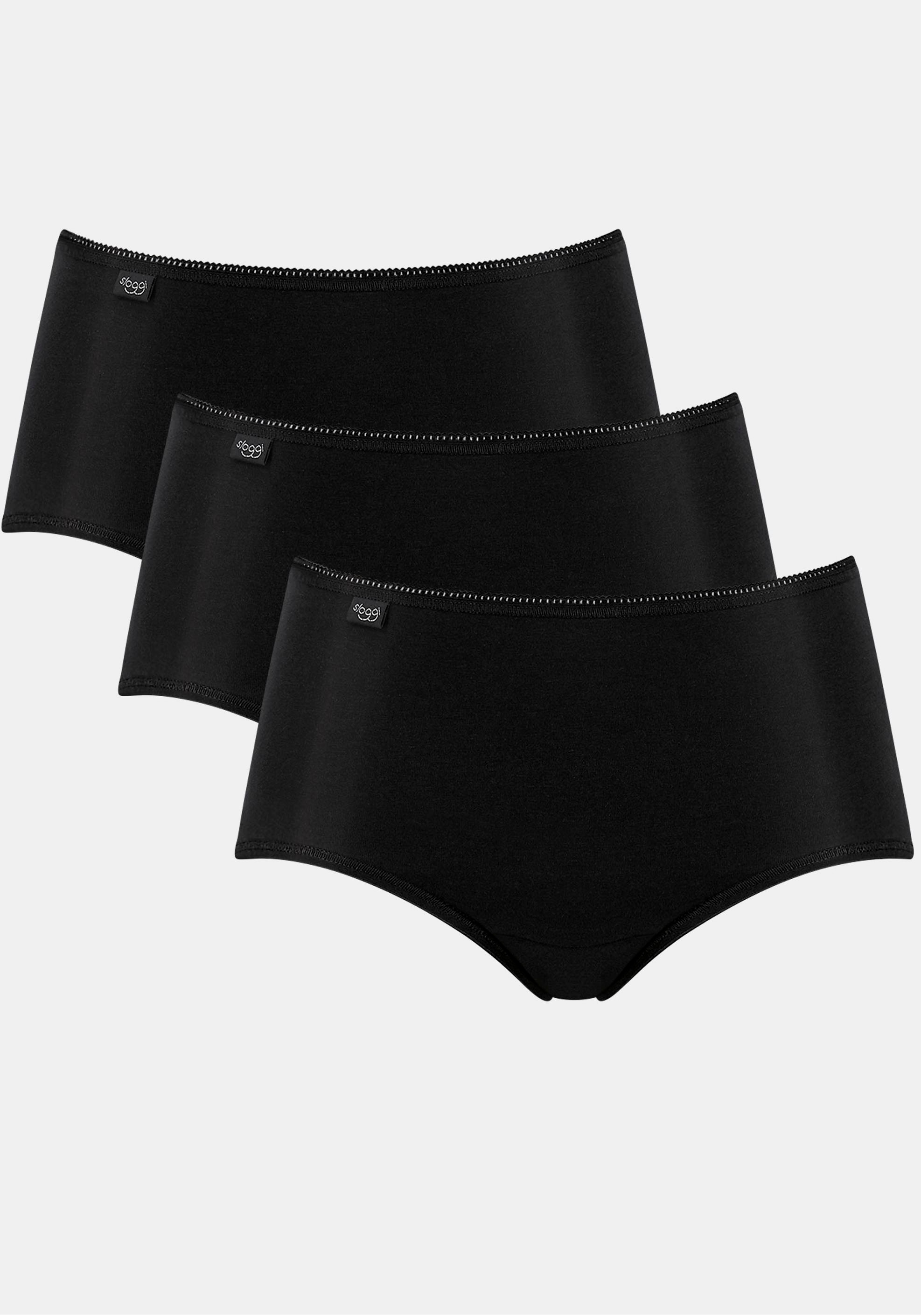 Image of sloggi Midislip "24/7 Microfibre" 3er Pack, Microfaser, weich, atmungsaktiv, elastisch