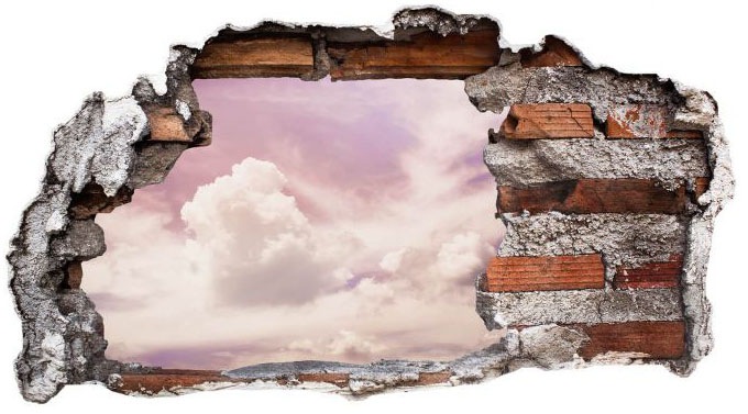 Image of Wall-Art Wandtattoo »Lila Wolken Sticker 3D Himmel«, (1 St.) bei Ackermann Versand Schweiz