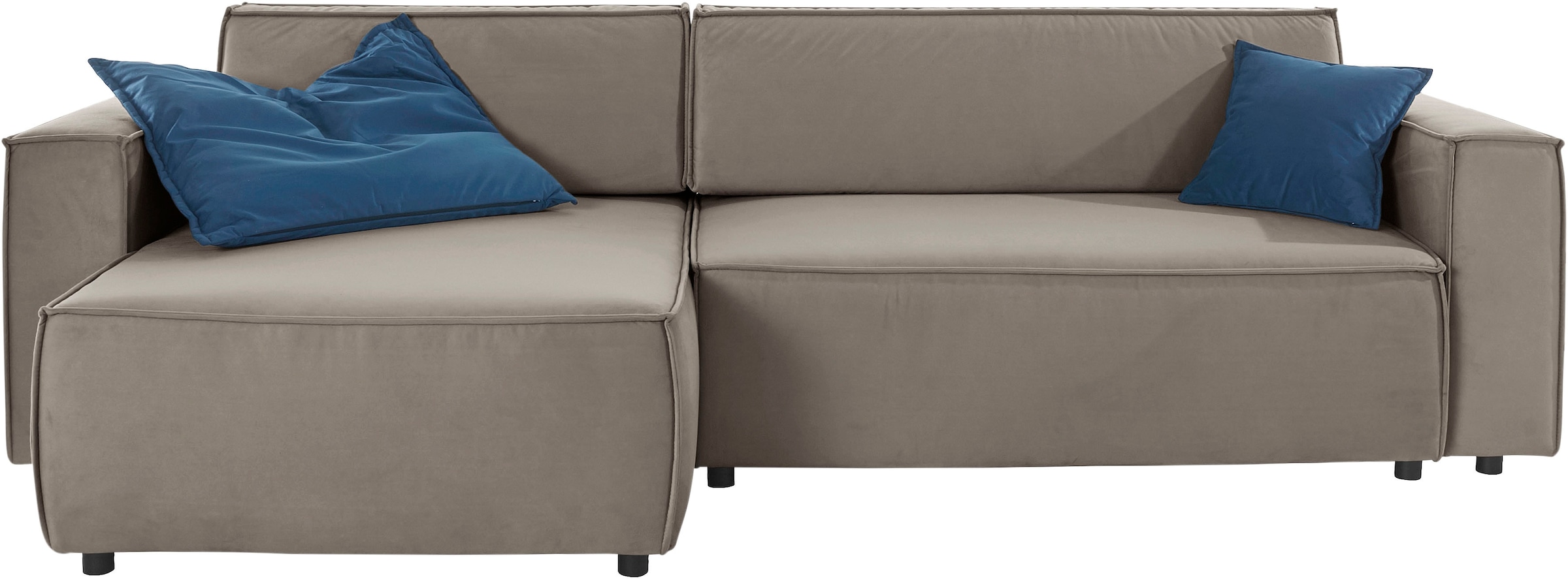 INOSIGN Ecksofa »Marva L-Form« incl. Bettfunktion und Bettkasten, Federkern