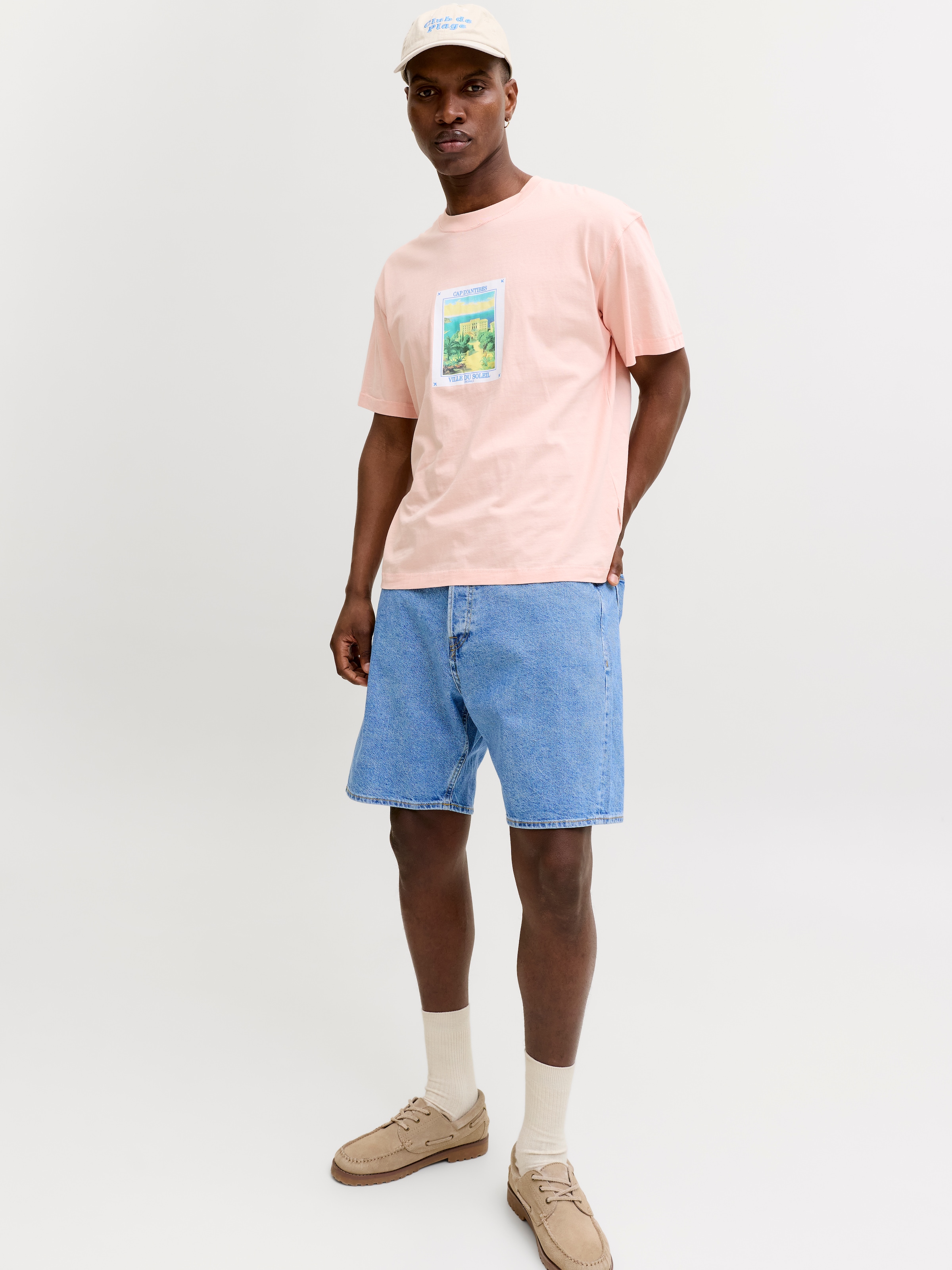 Jack & Jones Short en jean »JJITONY JJORIGINAL SHORTS AM 460 SN« Baumwollmischung, relaxed fit