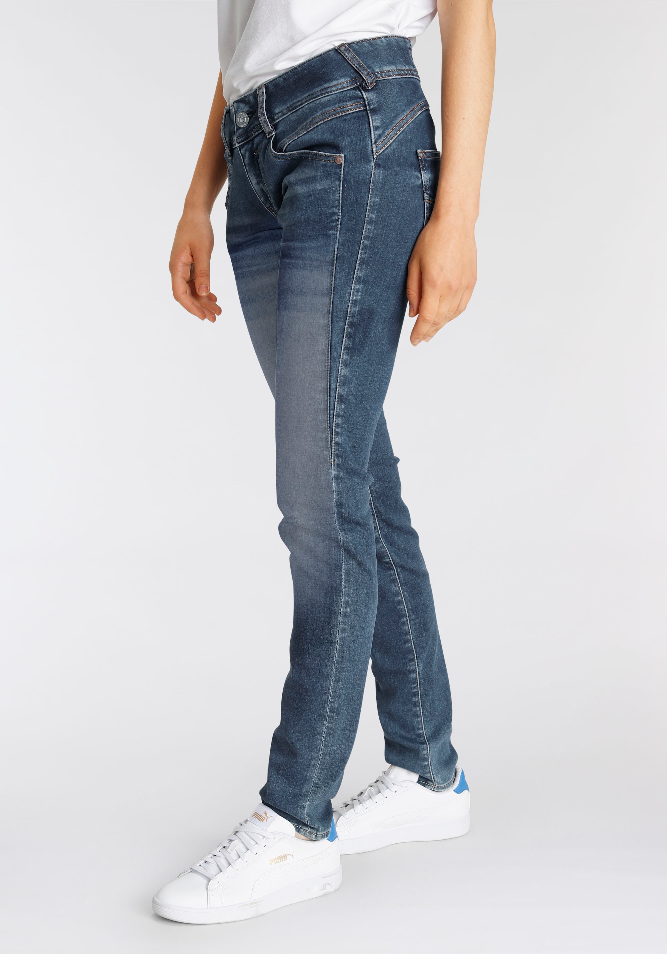 Image of Herrlicher Slim-fit-Jeans »GILA SLIM ORGANIC DENIM«, aus umweltfreundlicher Produktion bei Ackermann Versand Schweiz