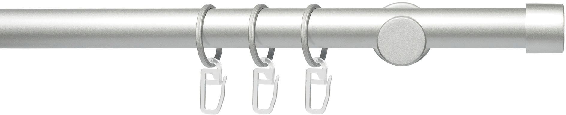 Image of Liedeco Gardinenstange "Fertigstilgarnitur 20 mm Power Endkappe" Ø 2 mm 1 läufig-läufig Fixmass Gardinenstange Komplett