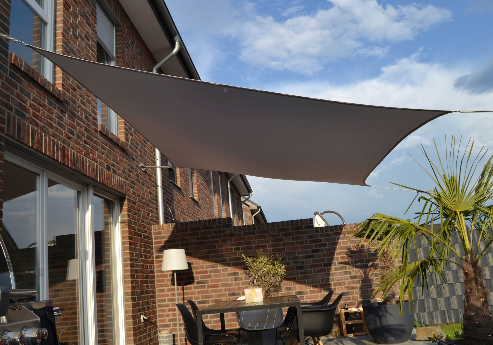 Floracord Sonnensegel B: 300 cm, cremeweiss