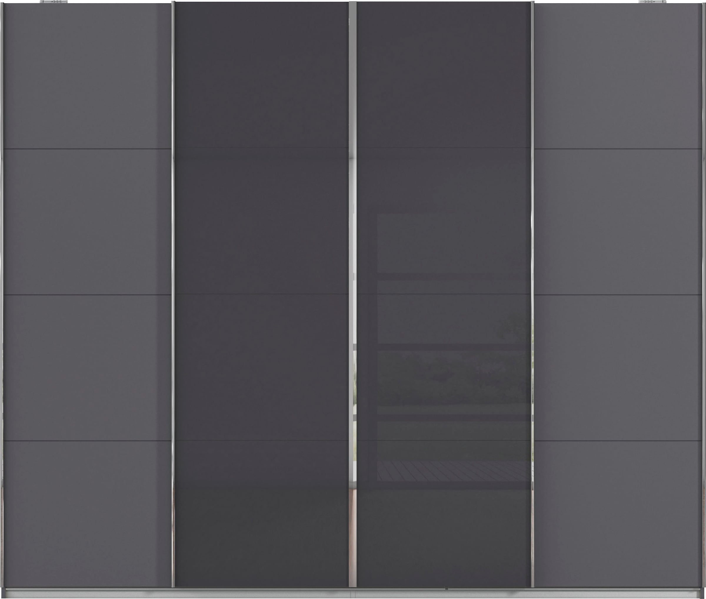 rauch Schwebetürenschrank »Kleiderschrank Schrank Garderobe Wäscheschrank Ankleide SYNCRONO« Breiten 271/316/361 cm Höhen 211/230 cm,  mit Synchronöffnung