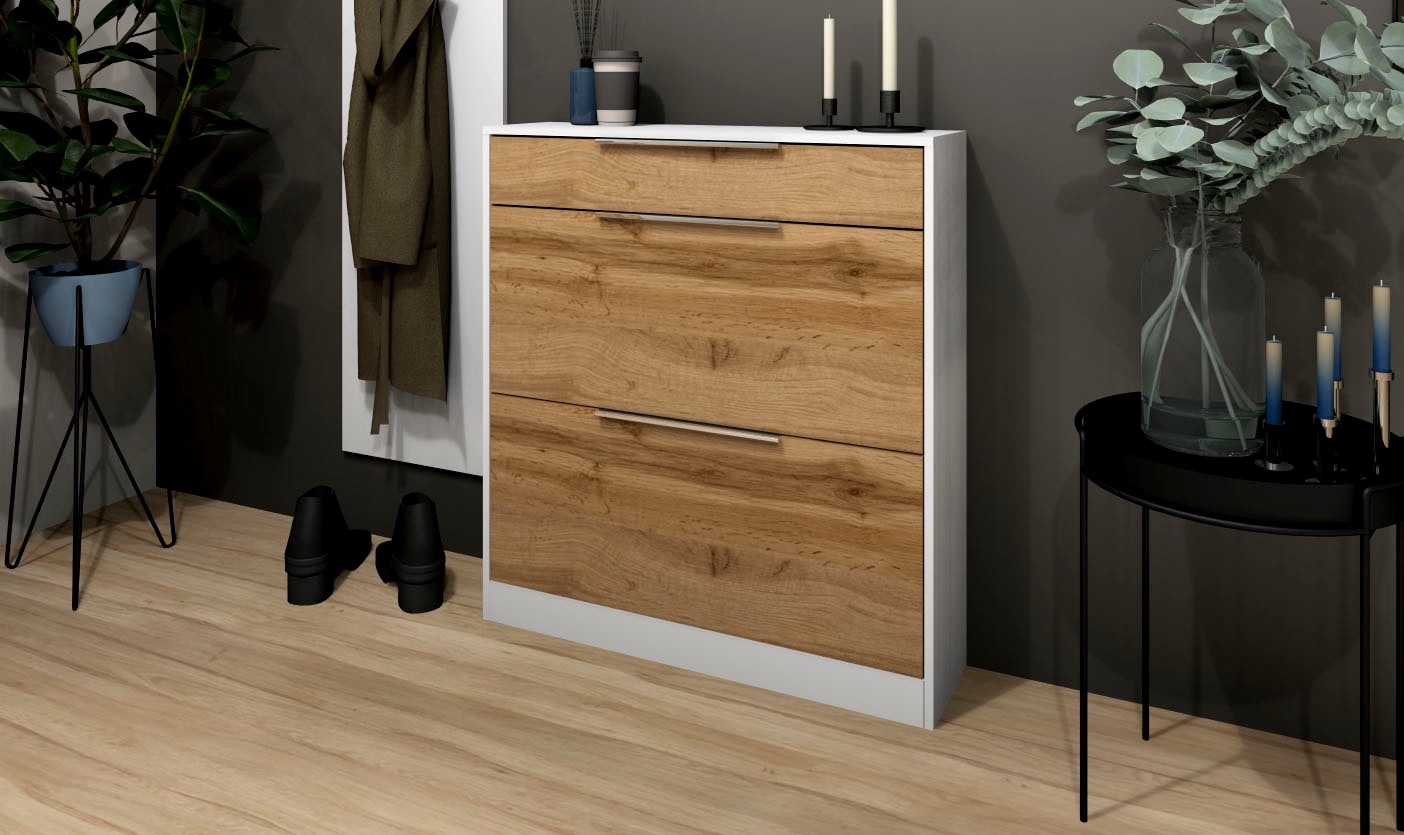 borchardt Möbel Schuhschrank »Oliva« Stehende Montage, Wandmontage & Glasböden unter Mehr aus der Serie