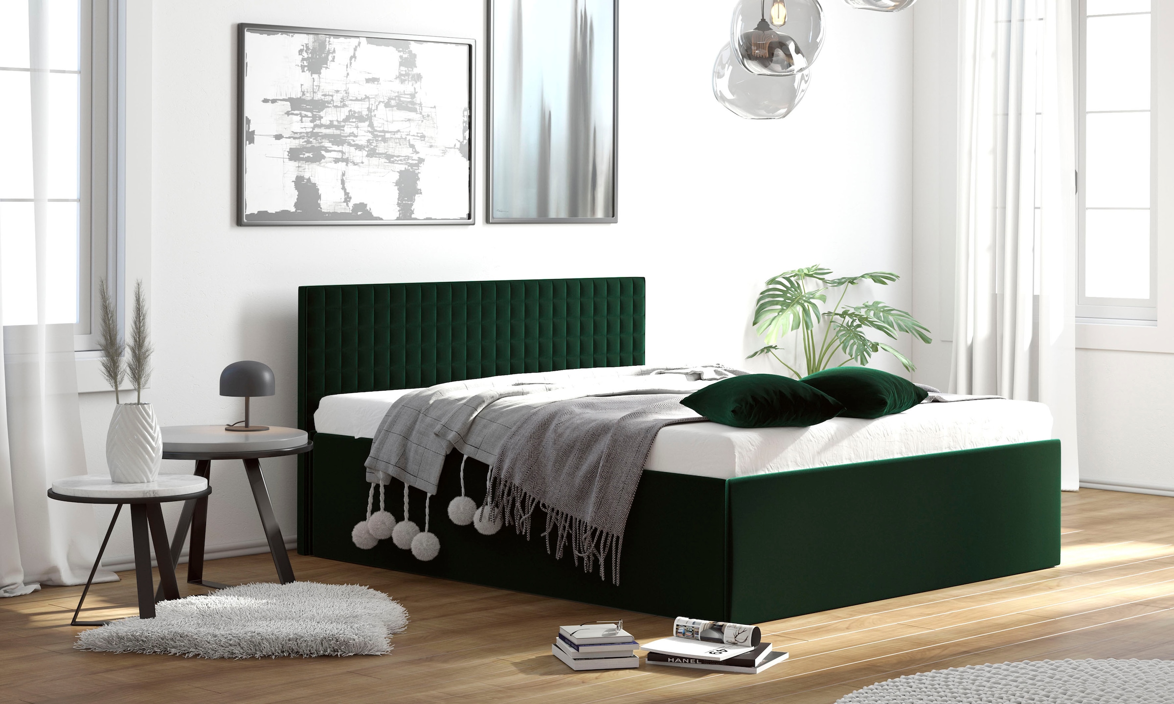 Image of Westfalia Schlafkomfort Polsterbett, mit Bettkasten bei Ausführung mit Matratze bei Ackermann Versand Schweiz