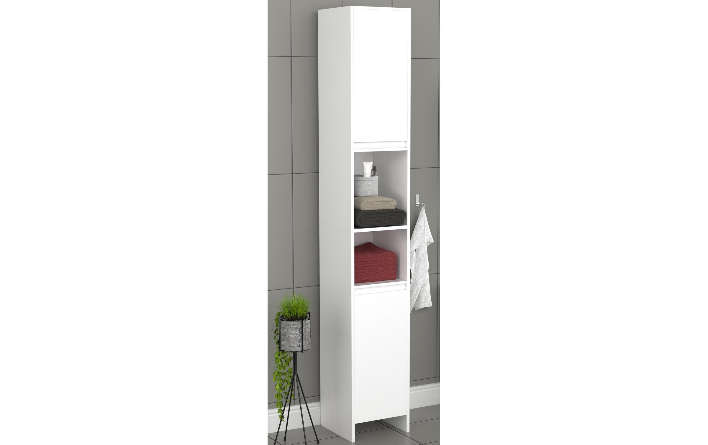 VCM Étagère de salle de bain »Badezimmerregal Malira 30 x 189 cm«