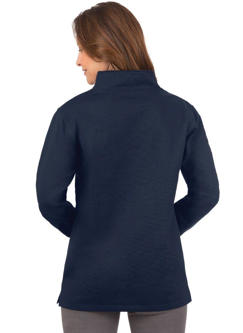 Trigema Sweatshirt »TRIGEMA Reissverschluss-Sweater«