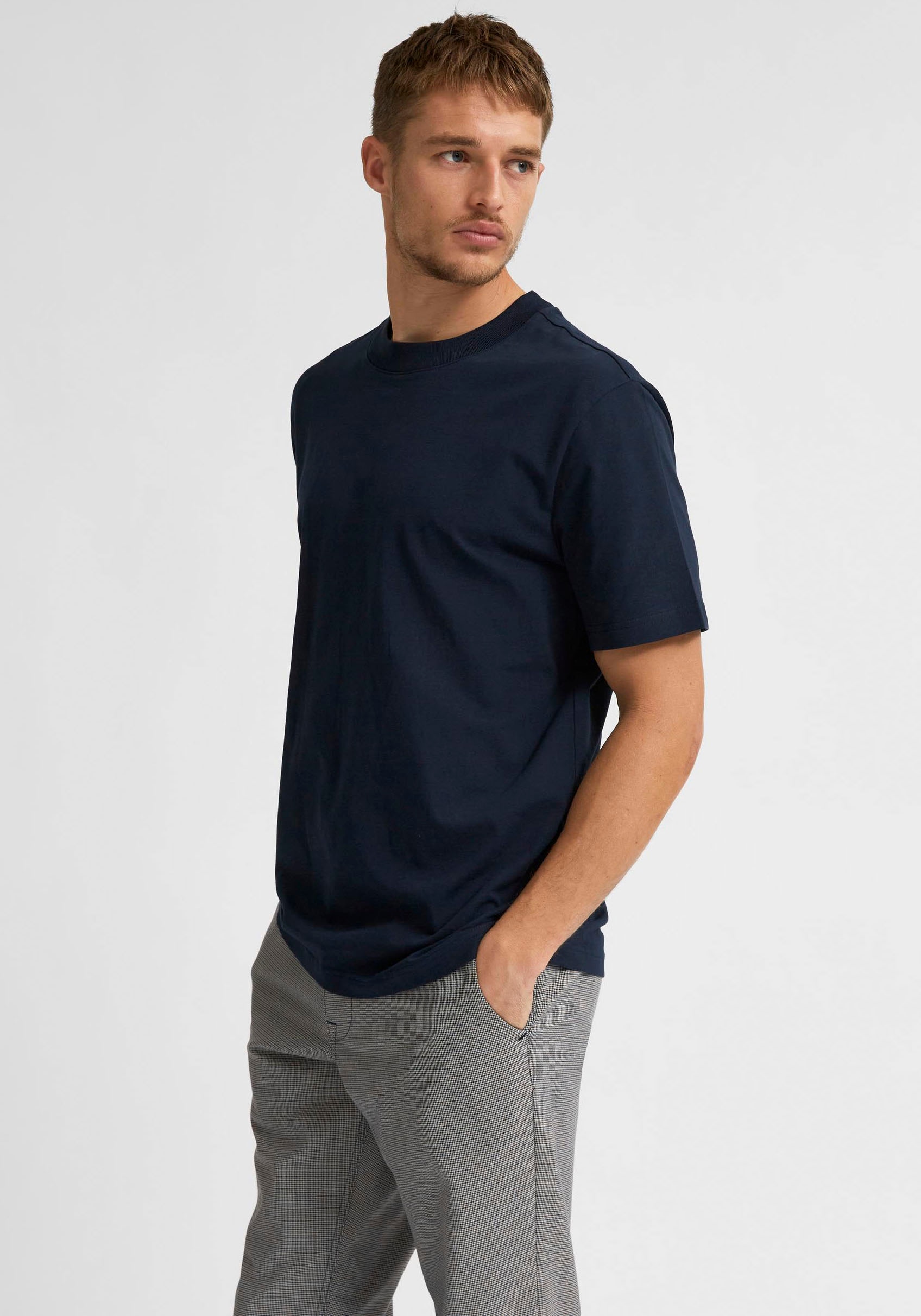 SELECTED HOMME Rundhalsshirt »SE T-Shirt«