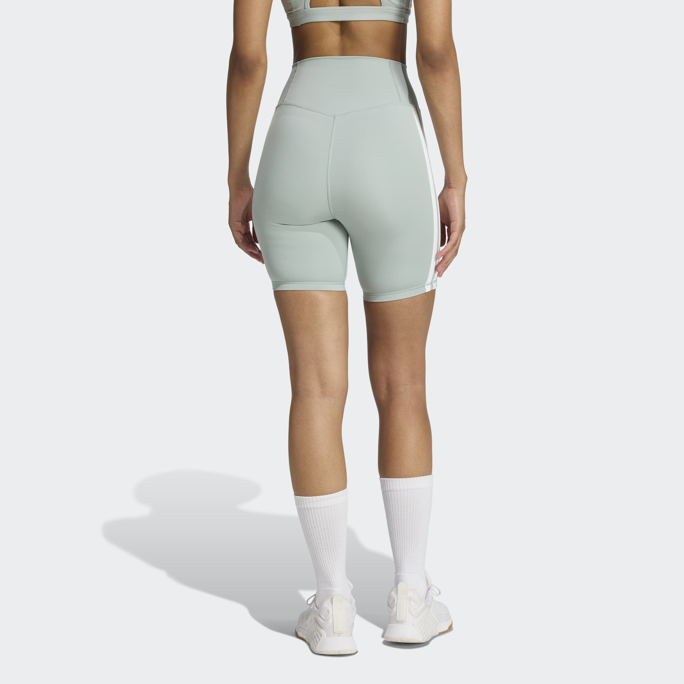 adidas Performance Short »OPTIME ESSENTIALS 3-STREIFEN KURZE LEGGINGS«