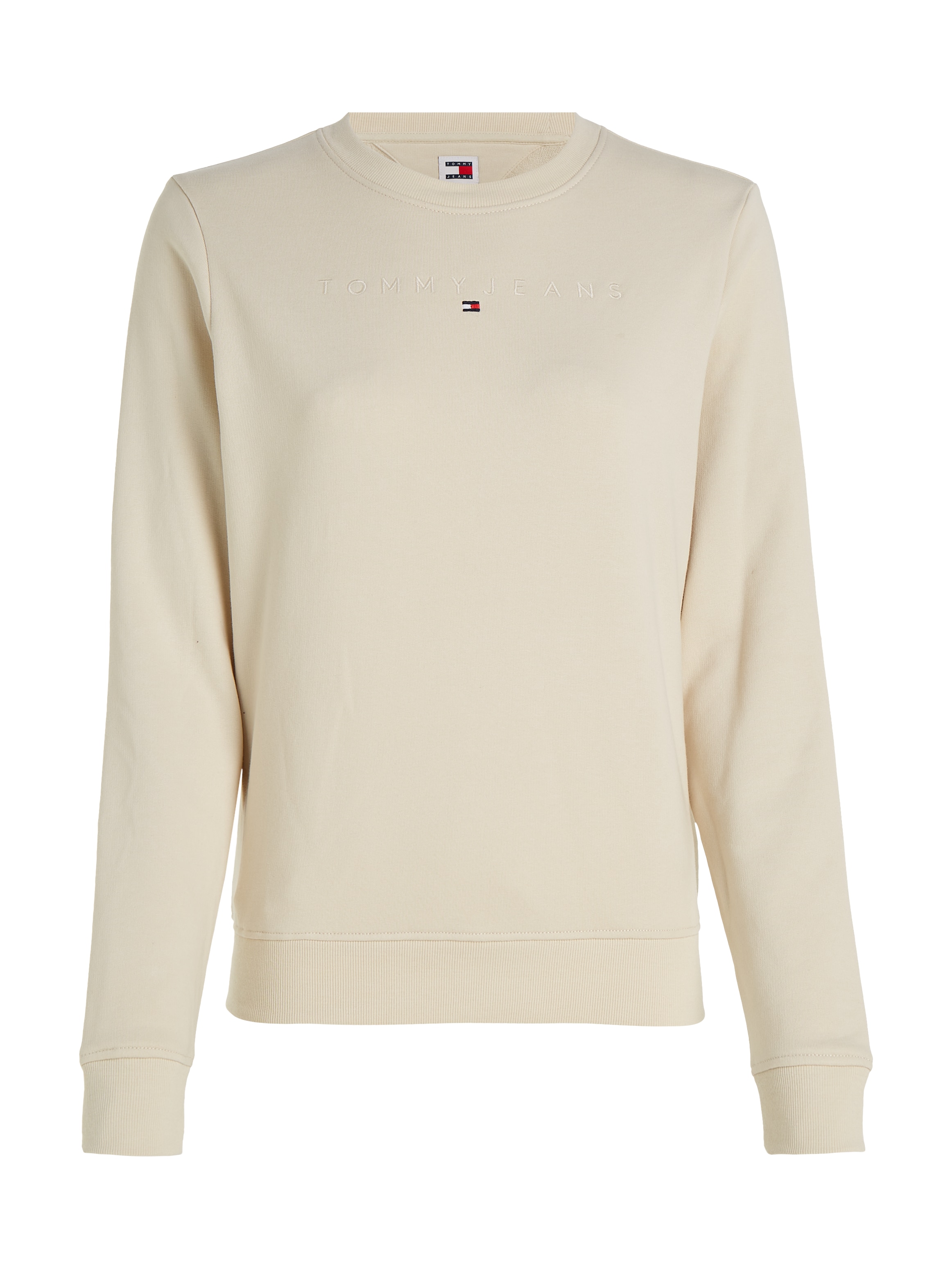 Tommy Jeans Curve Sweatshirt »TJW REG LINEAR CREW EXT«, in Grossen Grössen mit Logoschriftzug
