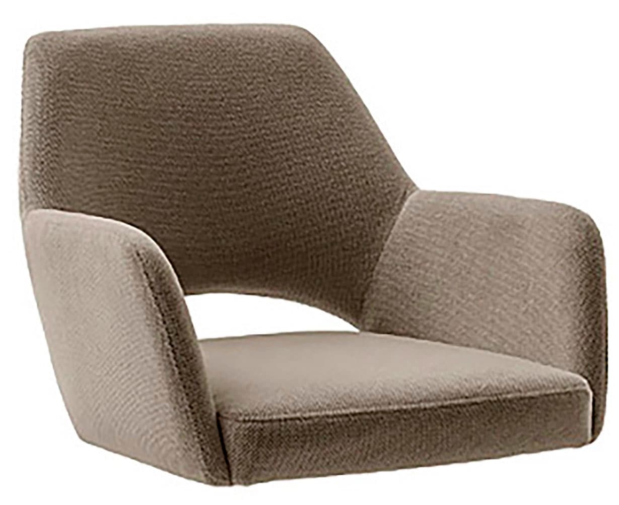 MCA furniture Chaise à 4 pieds »BEVERLY« (Set) 2 cuisEsszimmerstuhl,Chenilleoptik,360°drehbar,Sitzhöhe 49cm,belastbar 120kg