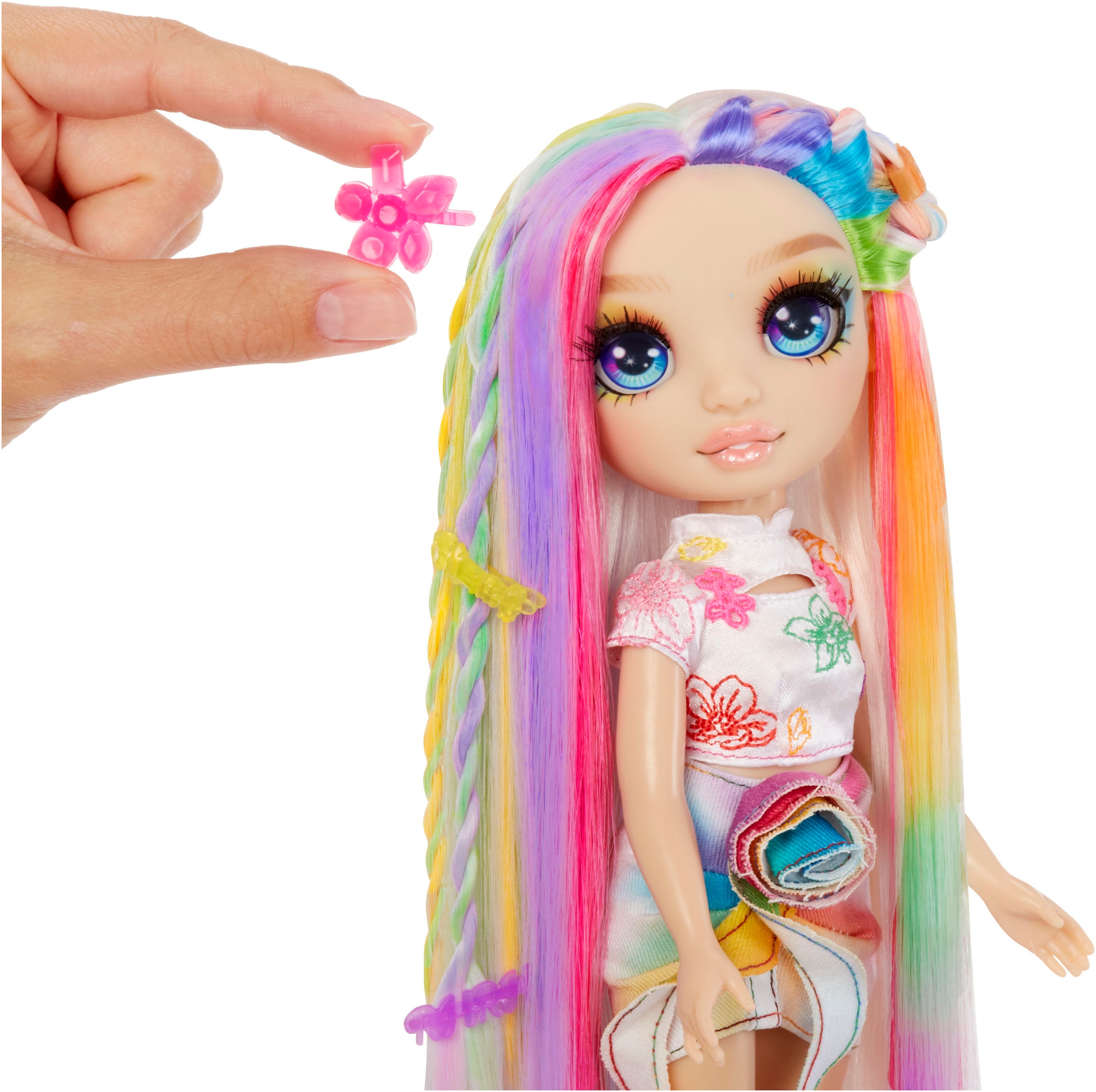 RAINBOW HIGH Poupée à habiller »Rainbow High Hair Chalk & Style Doll- Amaya (Rainbow)«