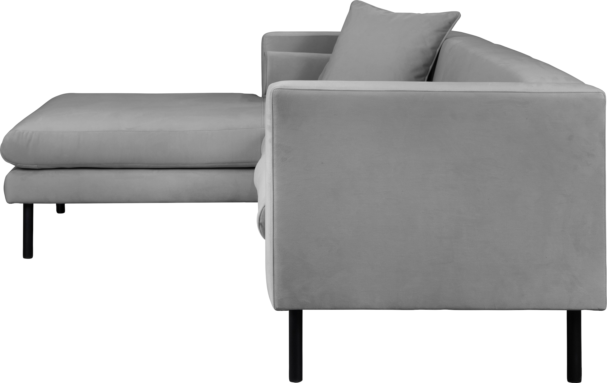 Guido Maria Kretschmer Home&Living Ecksofa »Lillibeth L-Form Designsofa, Masse B/T/H: 240/173/83 cm«, Zierkissen als Wendekissen, in Samtoptik oder Cord