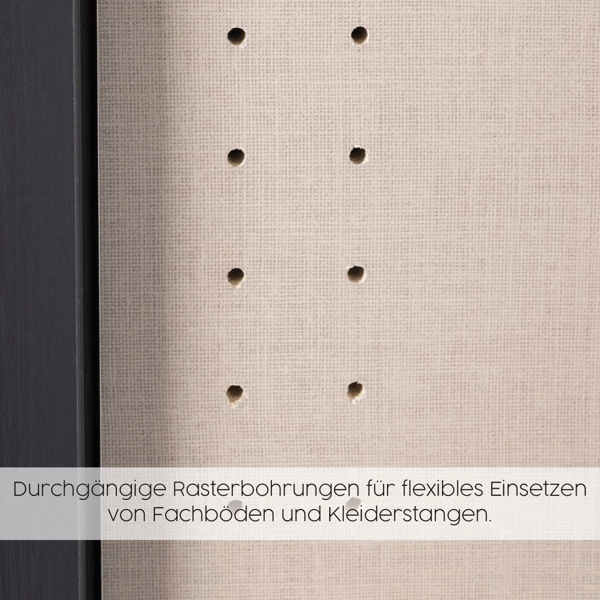 GOODproduct Armoires à vêtements »Mehrzweckschrank Schwebetürenschrank Mietswohnung Schlafzimmer CORTONA« Disponible en largeur : 136/181/203/226/271/315/360 cm, hauteur : 210/229 cm,  en 3 versions BASIC/CLASSIC/PREMIUM (SOFT-CLOSE) MADE IN GERMANY