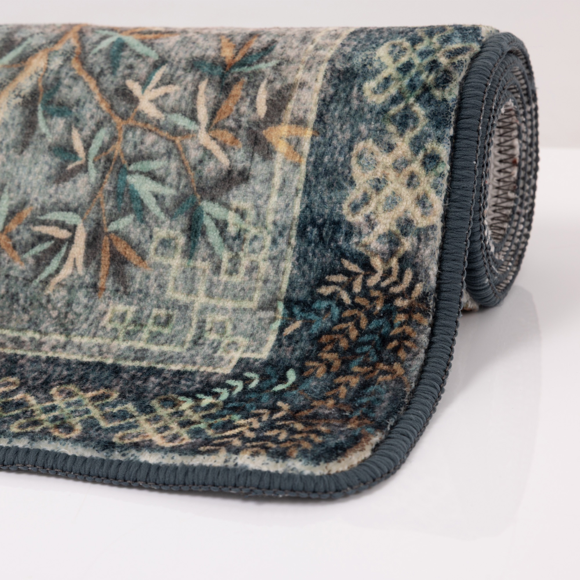 Gino Falcone Tapis de bain »Aquata GF-163, Badvorleger, Badezimmer Teppich« Höhe 7 mm revêtement antidérapant Badteppich, bedruckt, rechteckig