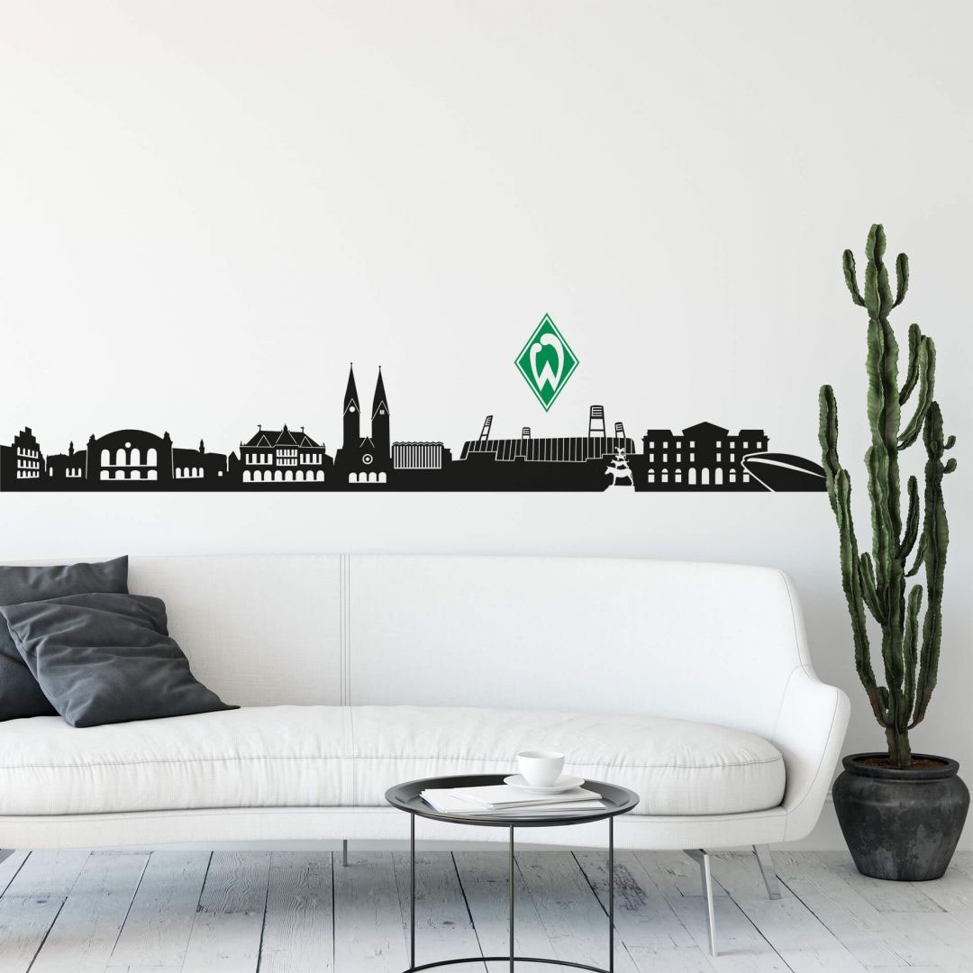 Wall-Art Wandtattoo »Fussball Werder Bremen Logo«, (1 St.), selbstklebend, entfernbar