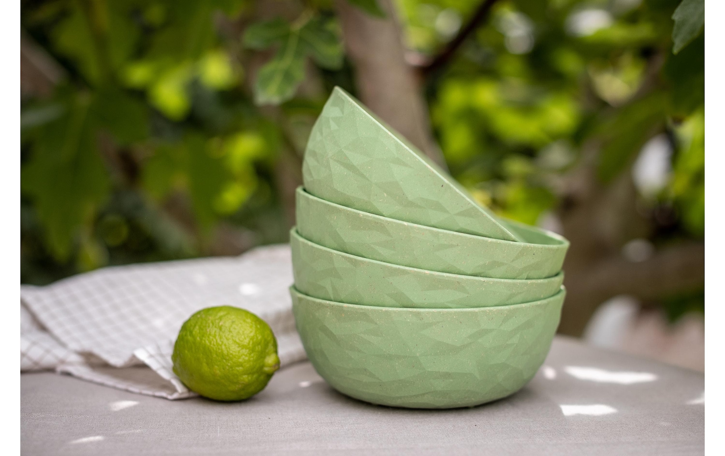 KOZIOL Schale »Club 45338 cm, 4 Stück, Grau« 4 Stk. aus Kunststoff