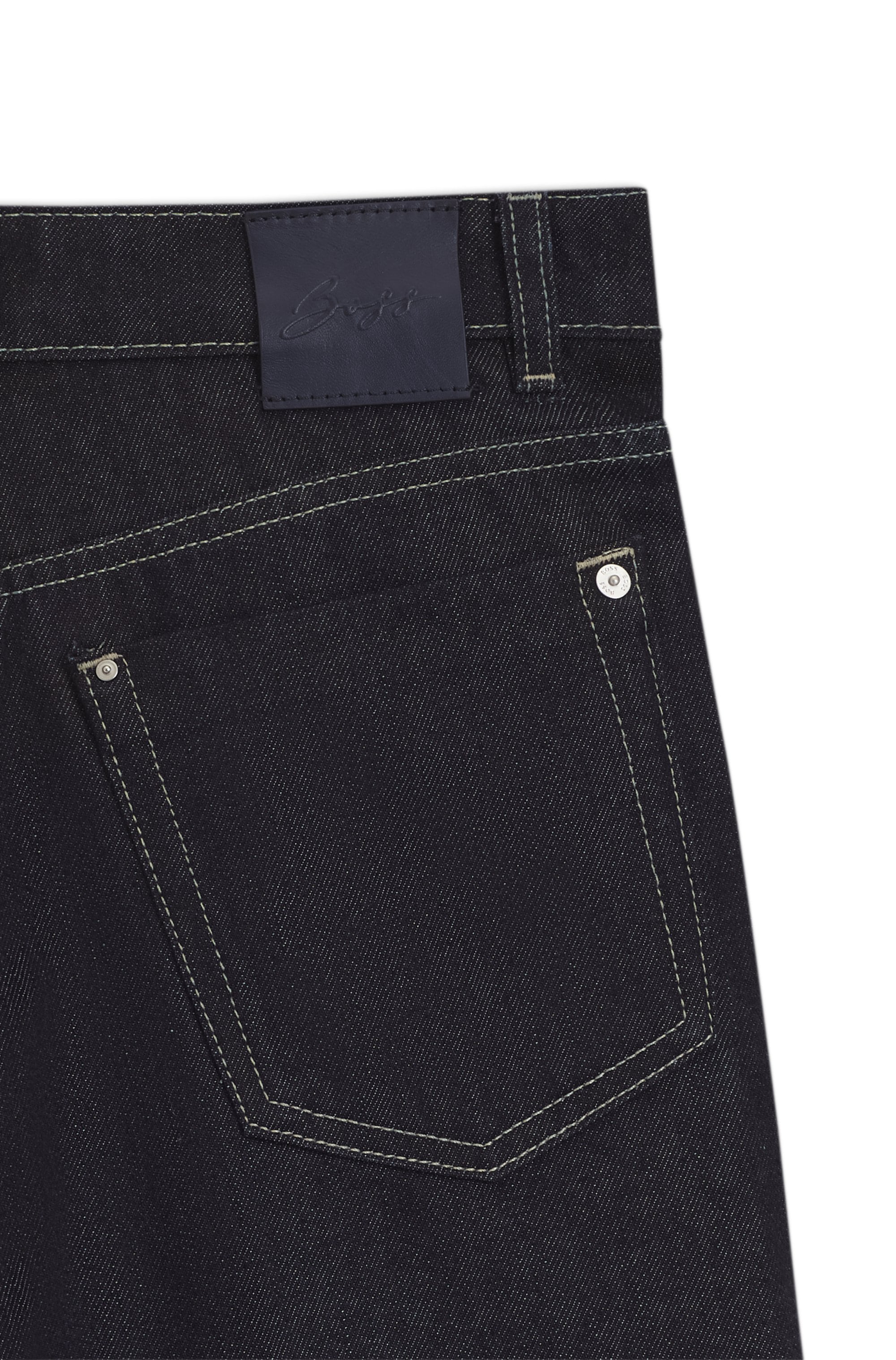 BOSS ORANGE High-waist-Jeans »ADA SLIM HR 1.0 Premium Damenmode« mit kleinen Schlitzen am Saum