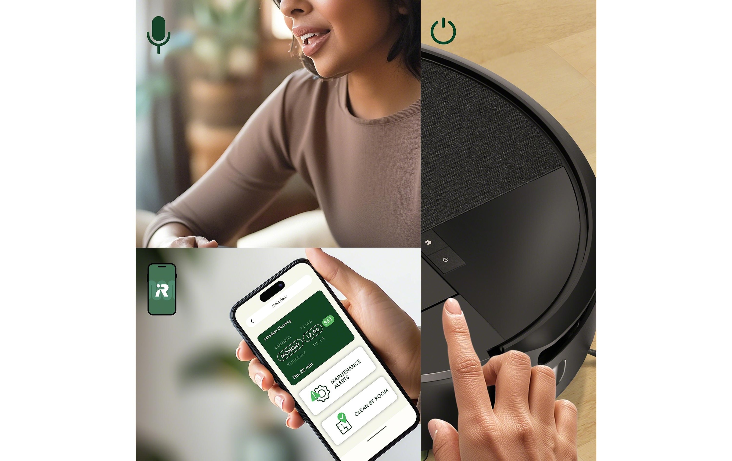 iRobot Robot d'aspiration eau et poussière »Roomba 205 DustCompactor Combo«