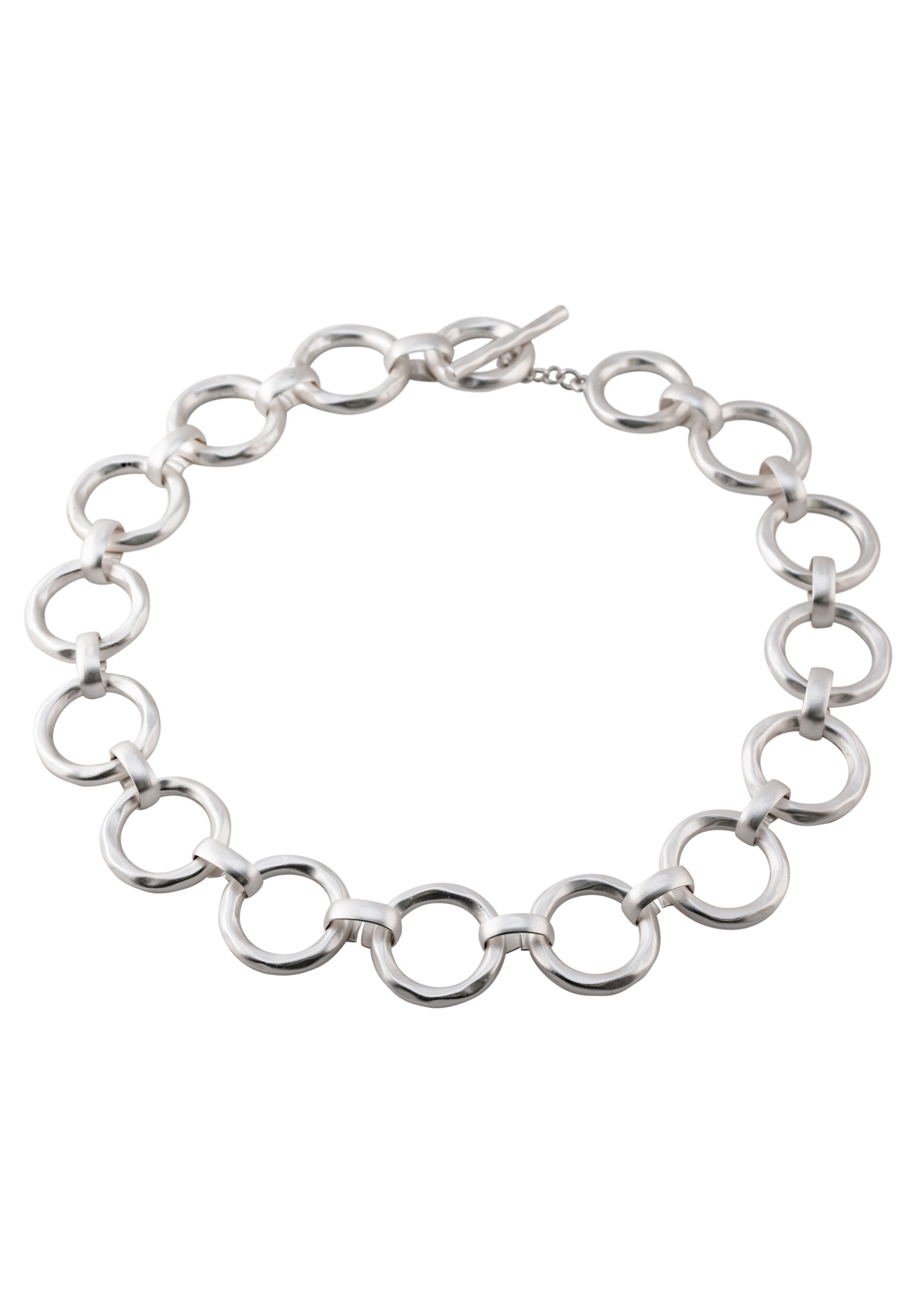 Firetti Collier »mit Ringen, rund, matt«