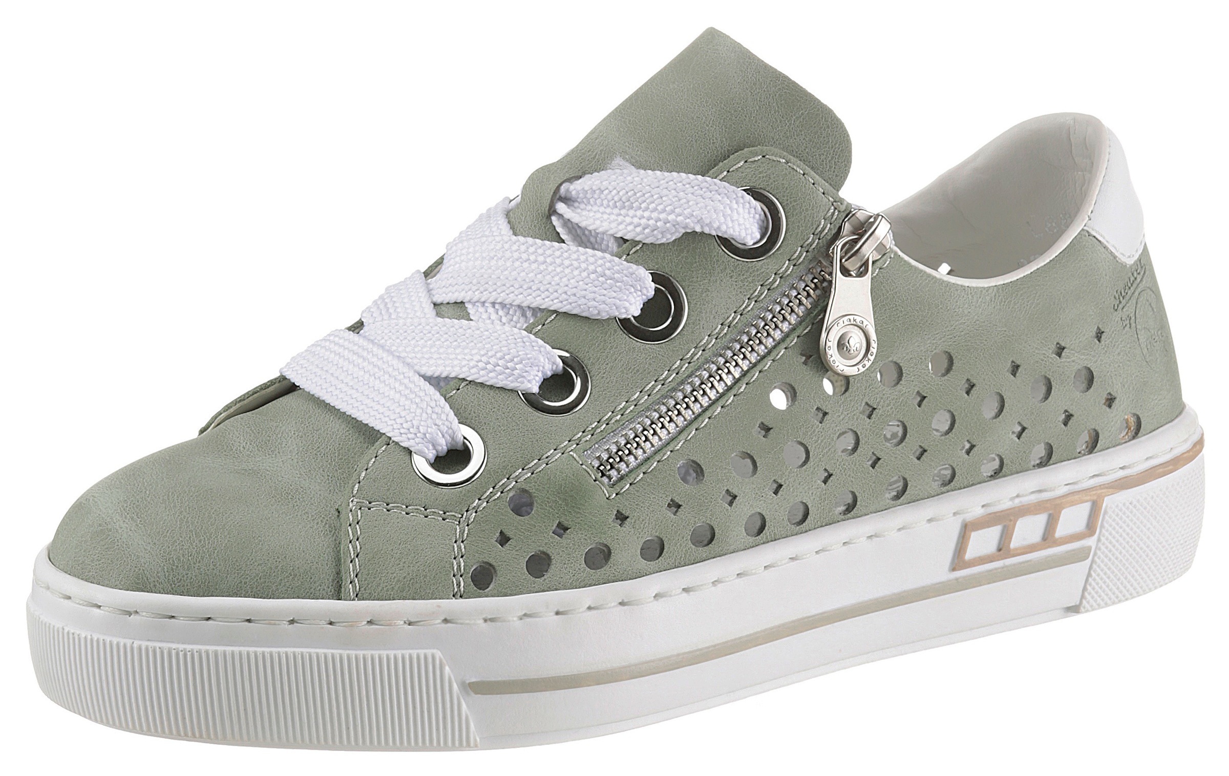 Image of Rieker Plateausneaker, mit Lochmusterung seitlich bei Ackermann Versand Schweiz