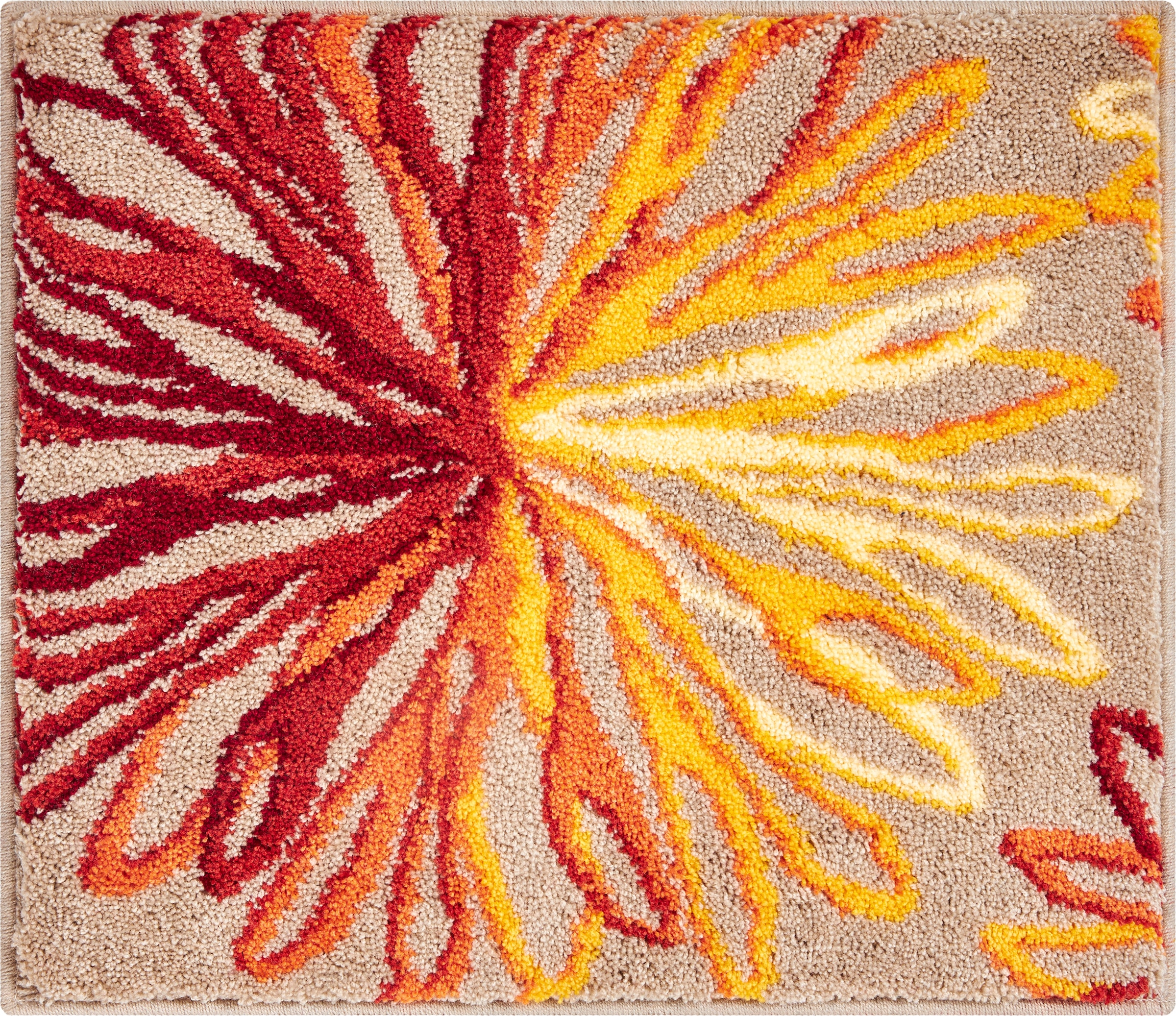 Grund Badematte »Art«, rutschhemmend beschichtet, fussbodenheizungsgeeignet, florales Muster, elegante Badematte