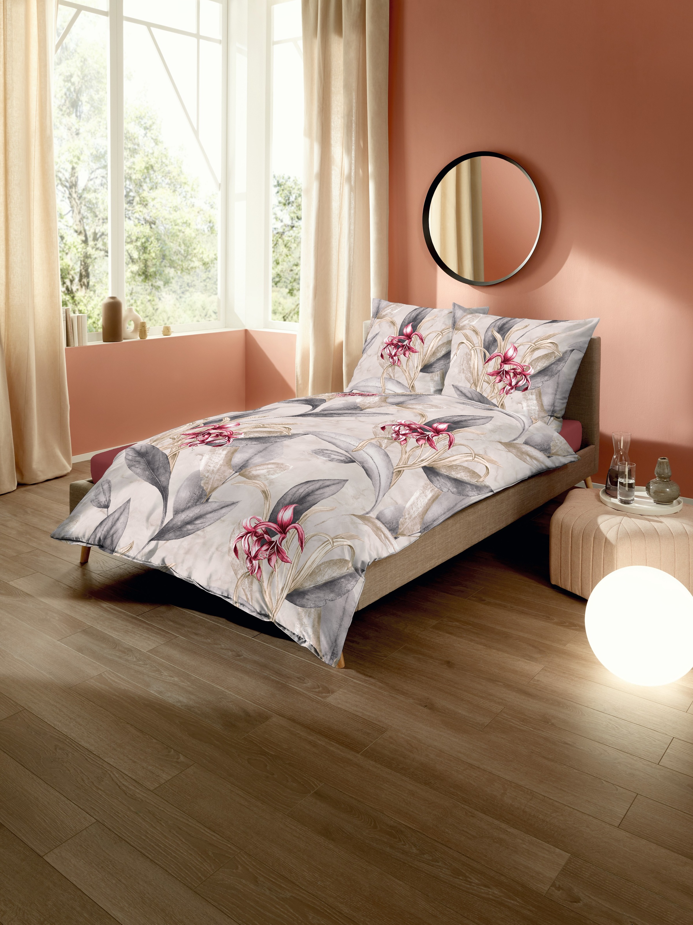 Kaeppel Bettwäsche "Asmara" 2 Stk. Mit großen Blumen