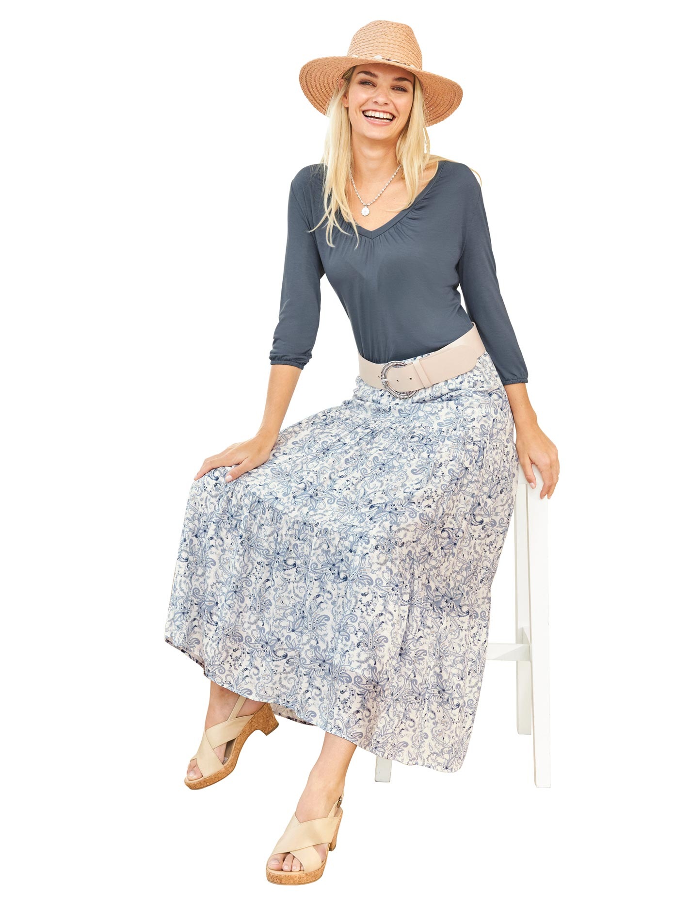 Image of LINEA TESINI by Heine 3/4-Arm-Shirt »Shirt«, (1 tlg.) bei Ackermann Versand Schweiz