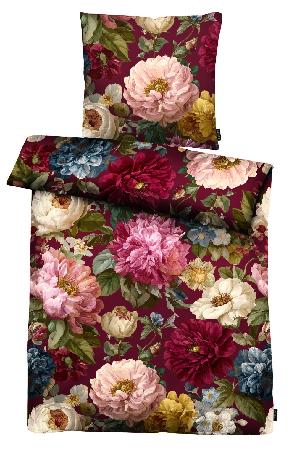 Image of APELT Bettwäsche "Daphne" 2 Bettwäsche-Set mit Reissverschluss, Baumwoll-Satin, Digitaldruck