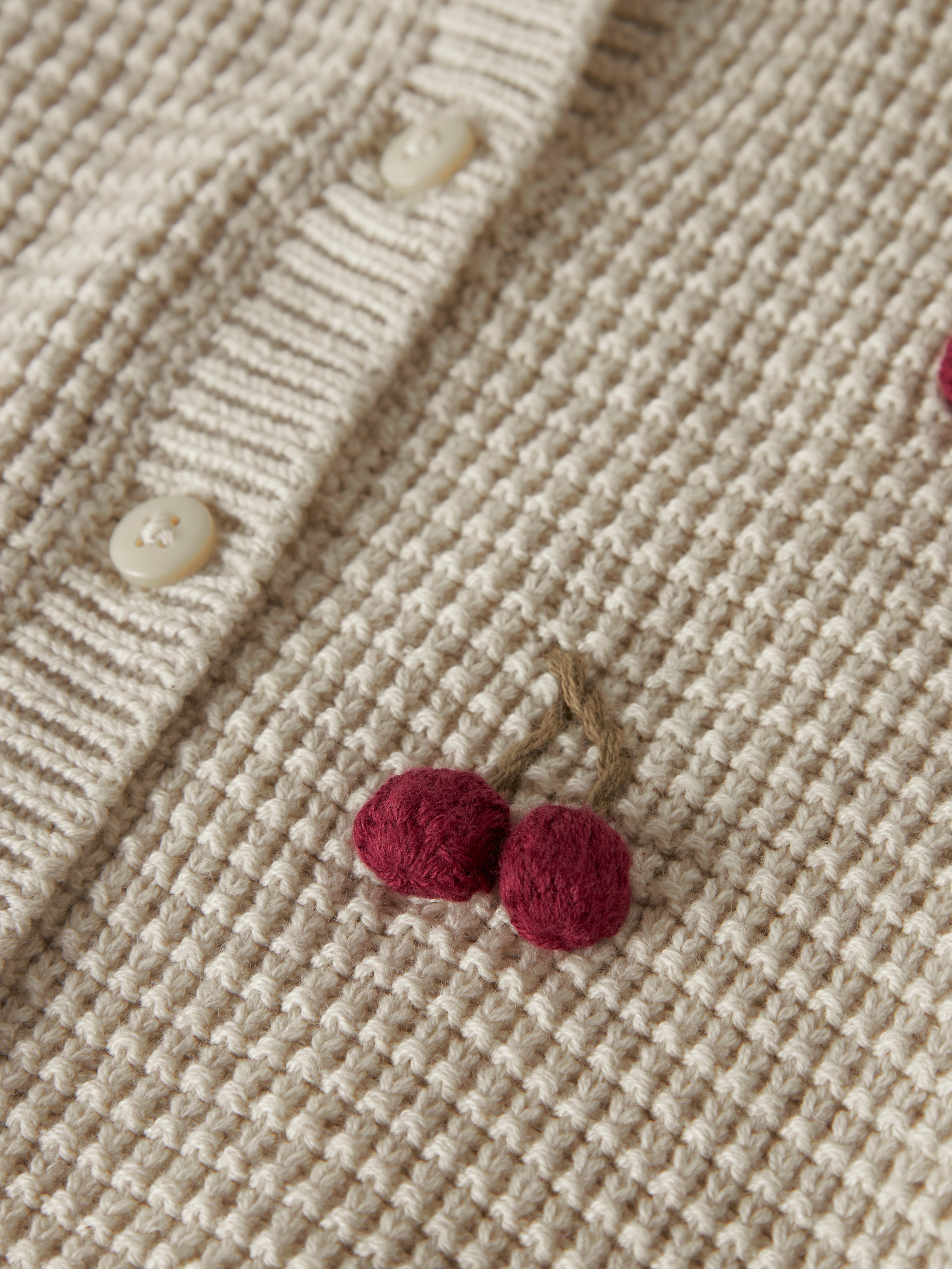 Name It Veste en tricot »NMFOSIE LS KNIT CARD BOX« Baumwolle, regular fit