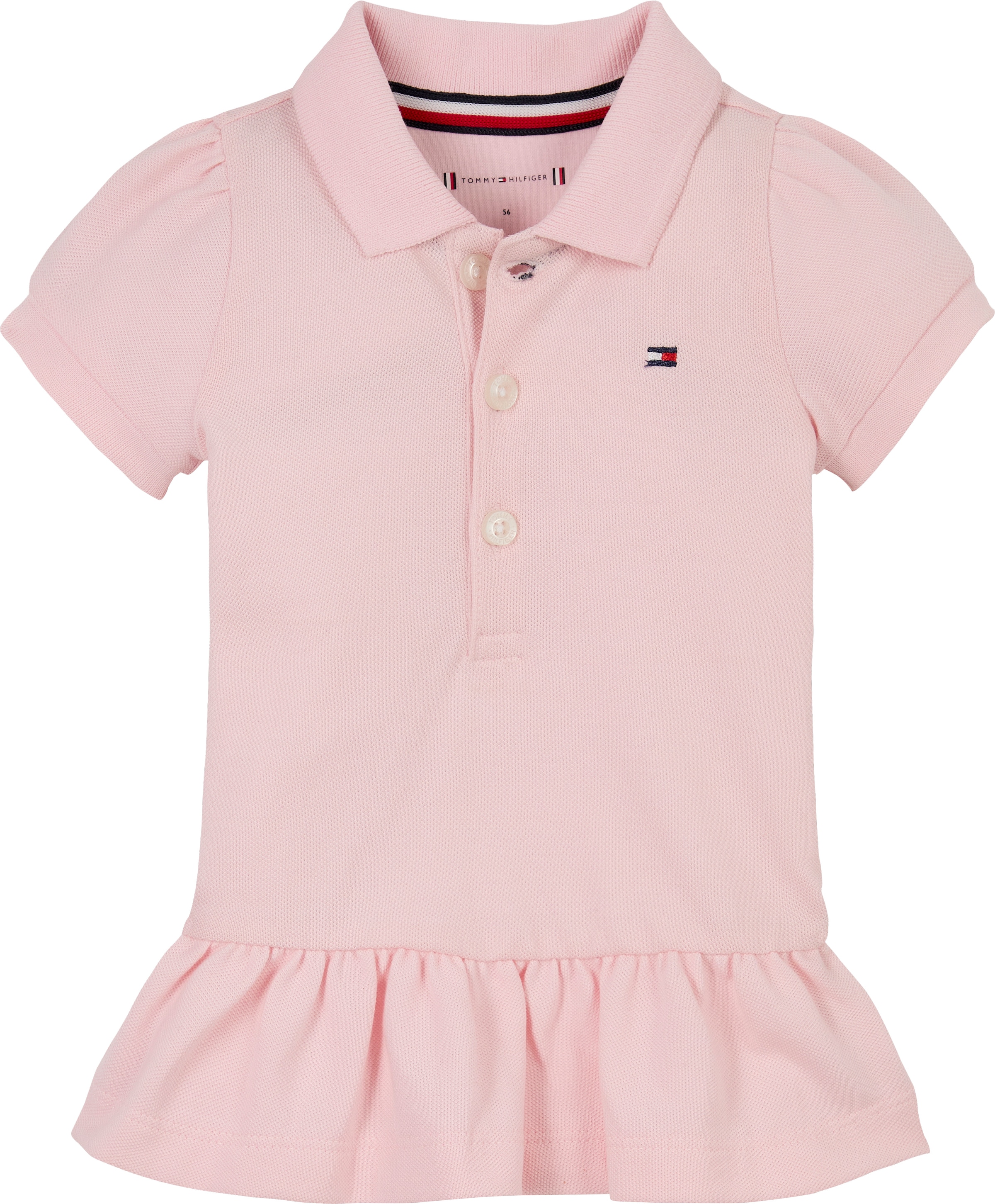 Tommy Hilfiger Polokleid »PIQUE POLO DRESS SS« mit Volant
