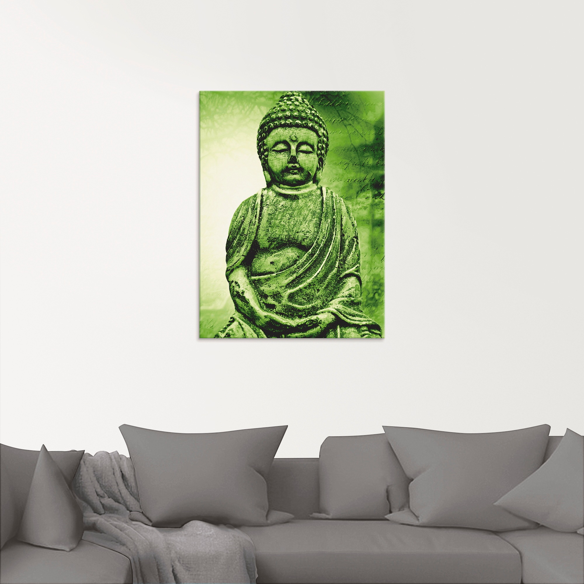 Artland Glasbild »Buddha«, Religion, (1 St.), in verschiedenen Grössen