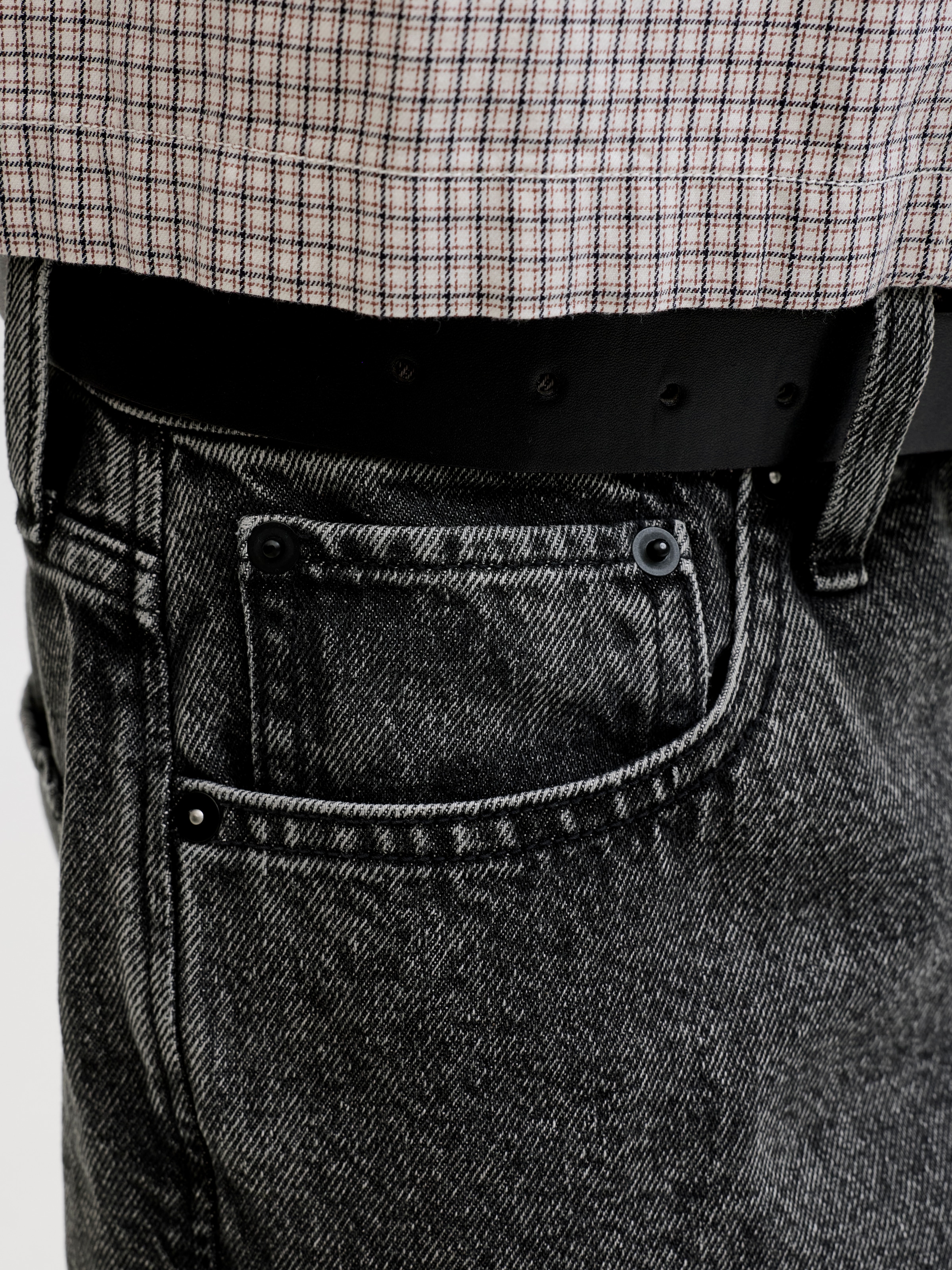 Jack & Jones Short en jean »JJIALEX JJORIGINAL SHORTS SQ 734 ST LN« coton, baggy fit