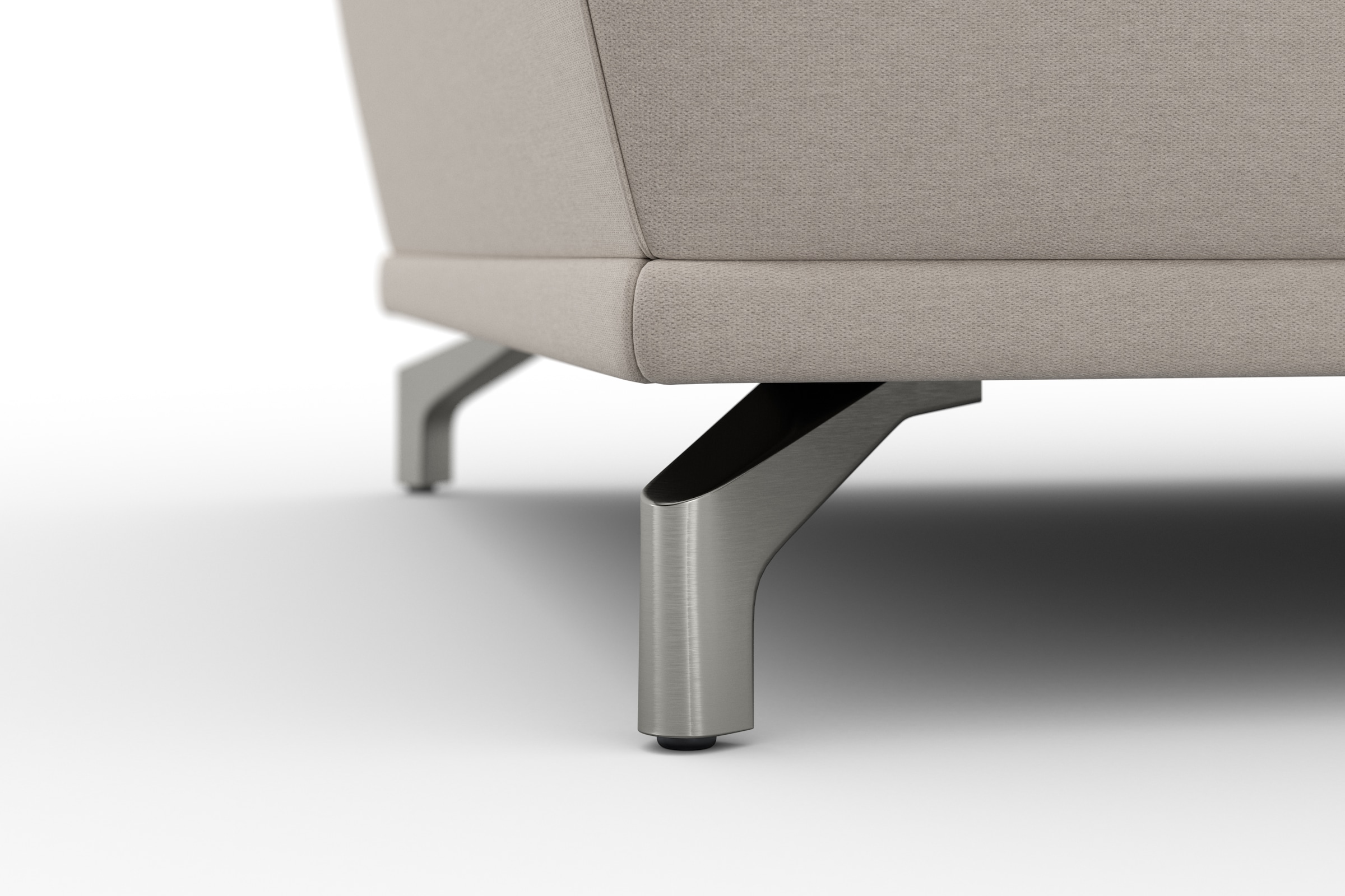 sit&more Ecksofa »Cabrio L-Form, B: 295 cm, mit Sitztiefen-, Arm- & Kopfteilverstellung« 2 Nierenkissen, Federkern, optional Bettfunktion und Stauraum