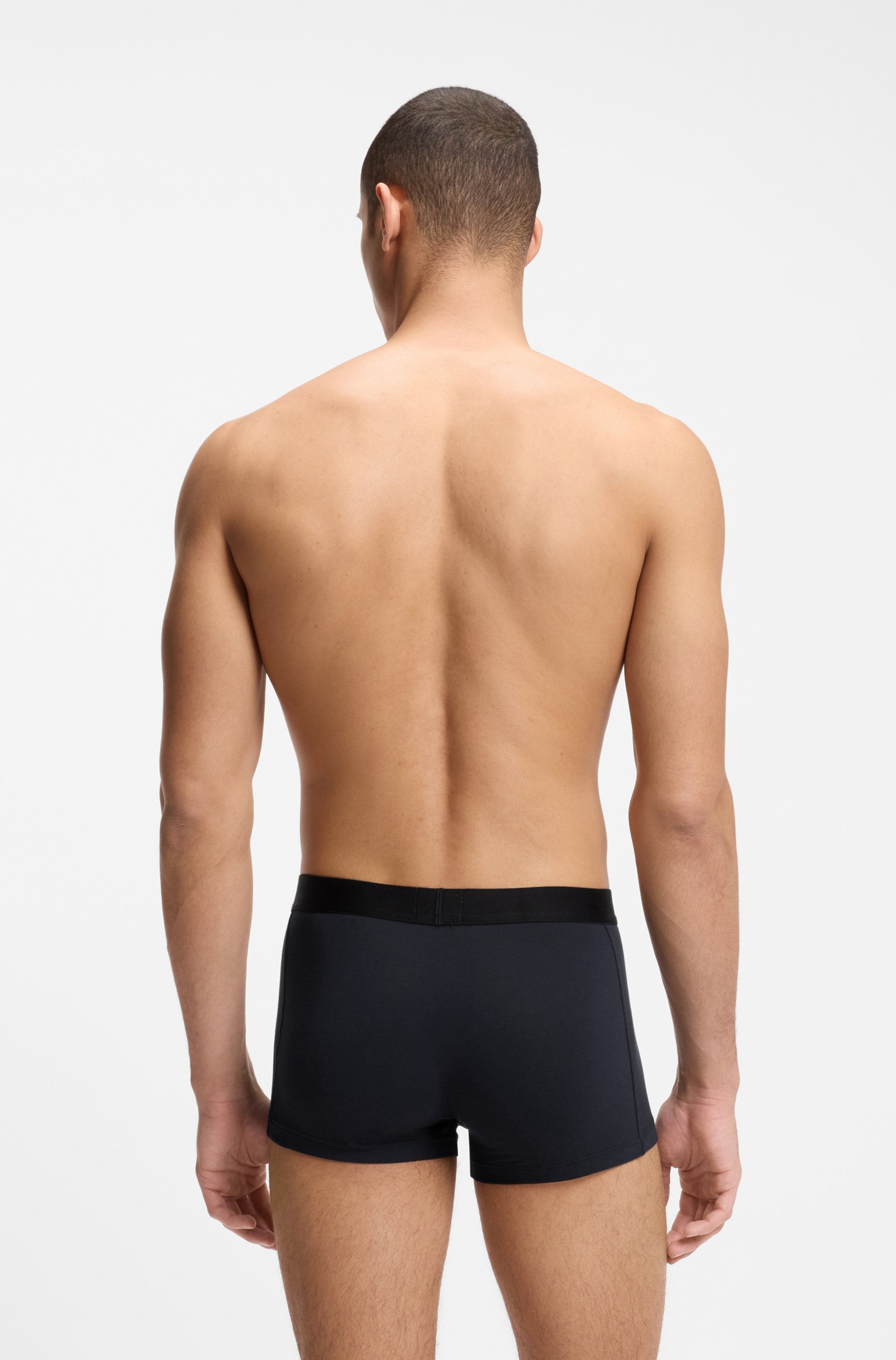 BOSS Trunk »3P Trunk BOSS ONE« mit unifarbenen Bund