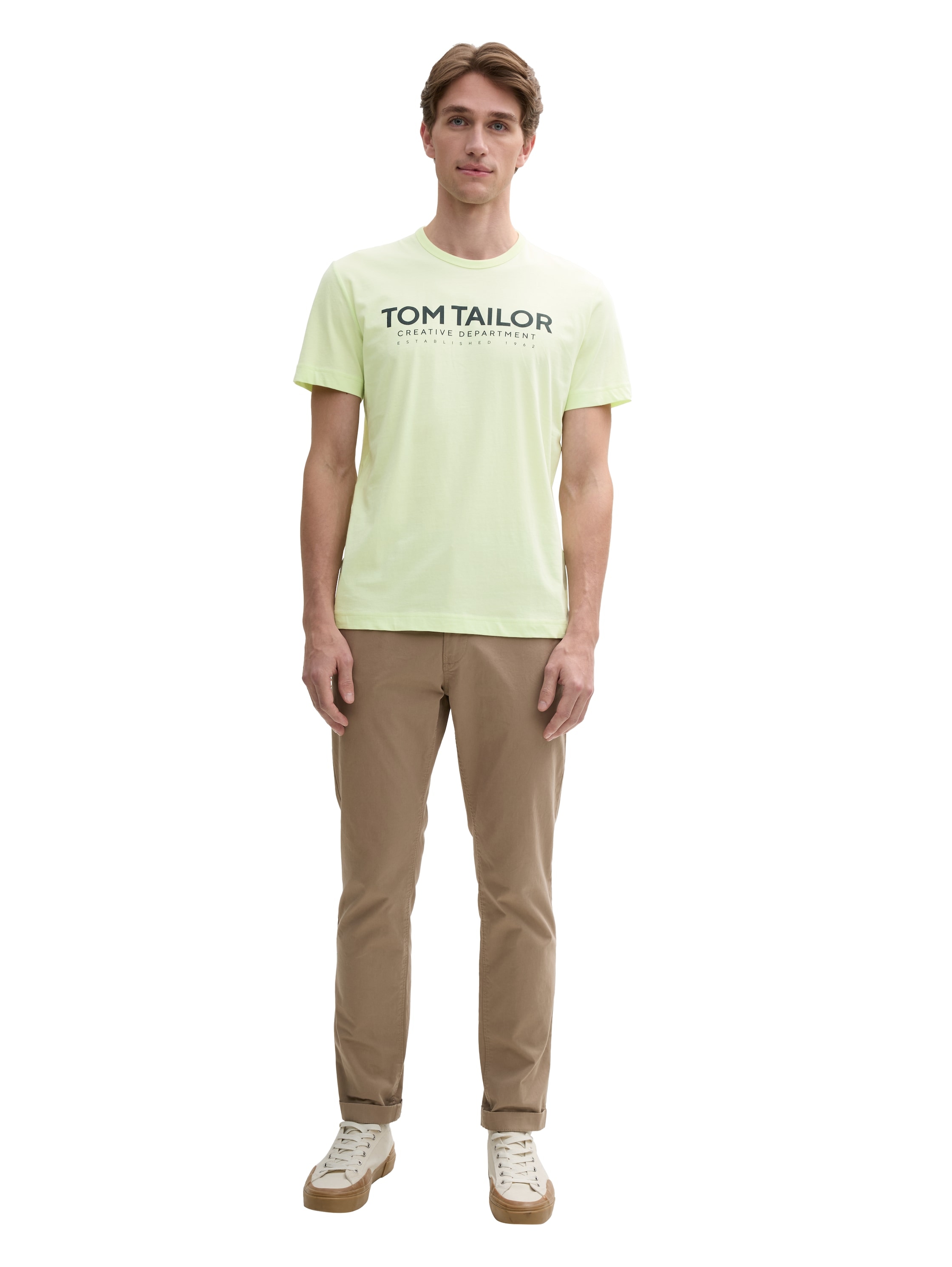 TOM TAILOR Rundhalsshirt, mit Logoprint