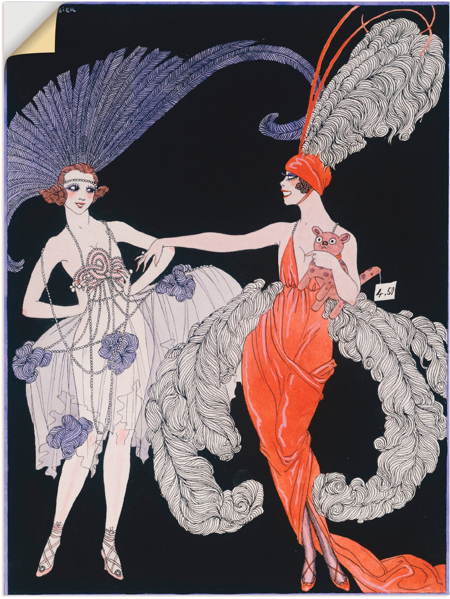 Image of Artland Wandbild »Der Kauf.«, Frau, (1 St.), in vielen Grössen & Produktarten -Leinwandbild, Poster, Wandaufkleber / Wandtattoo auch für Badezimmer geeignet bei Ackermann Versand Schweiz