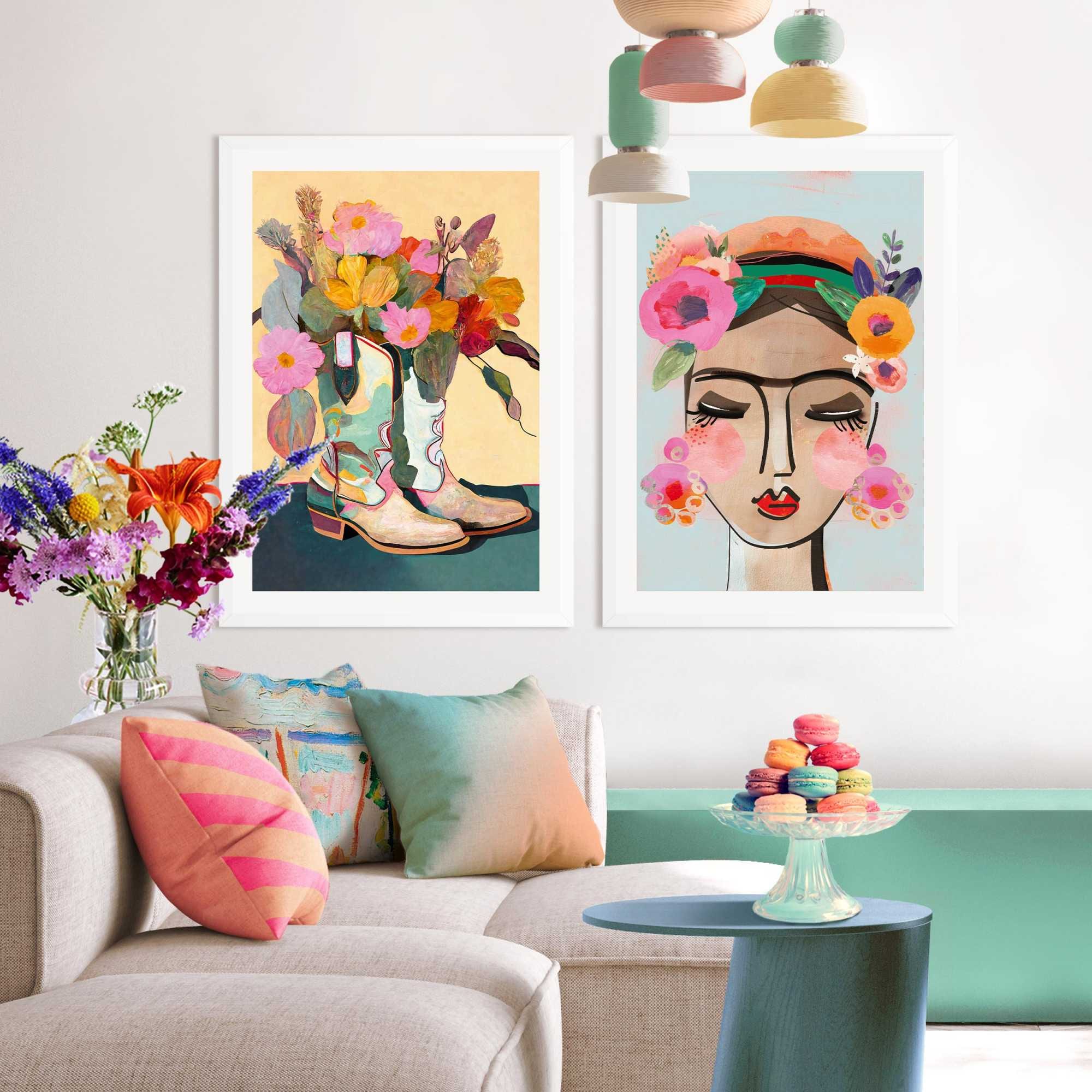 Image of Reinders Kunstdruck "Blumen"