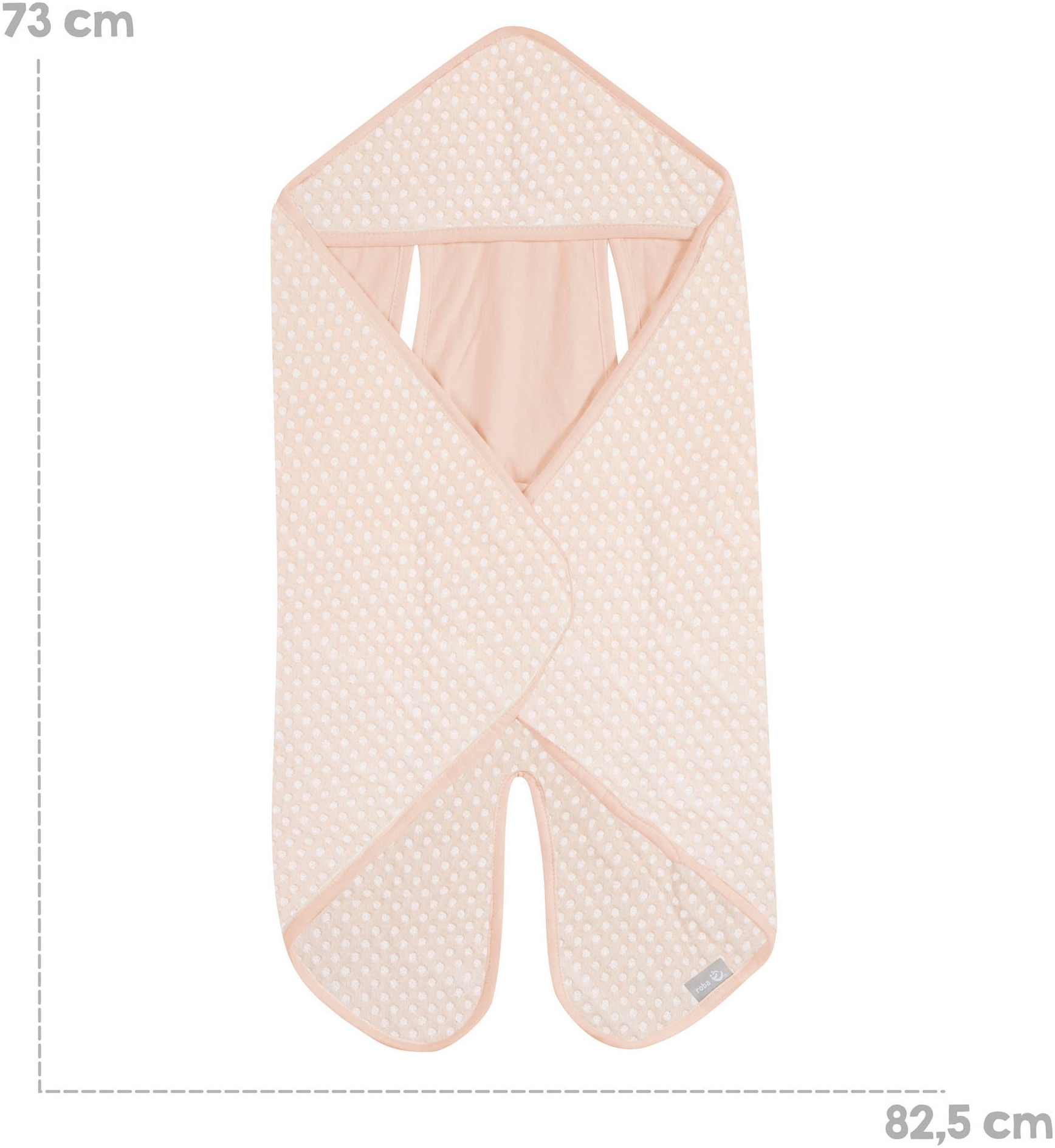 roba® Babydecke »Baby-Einschlagdecke, Frosty Almond«