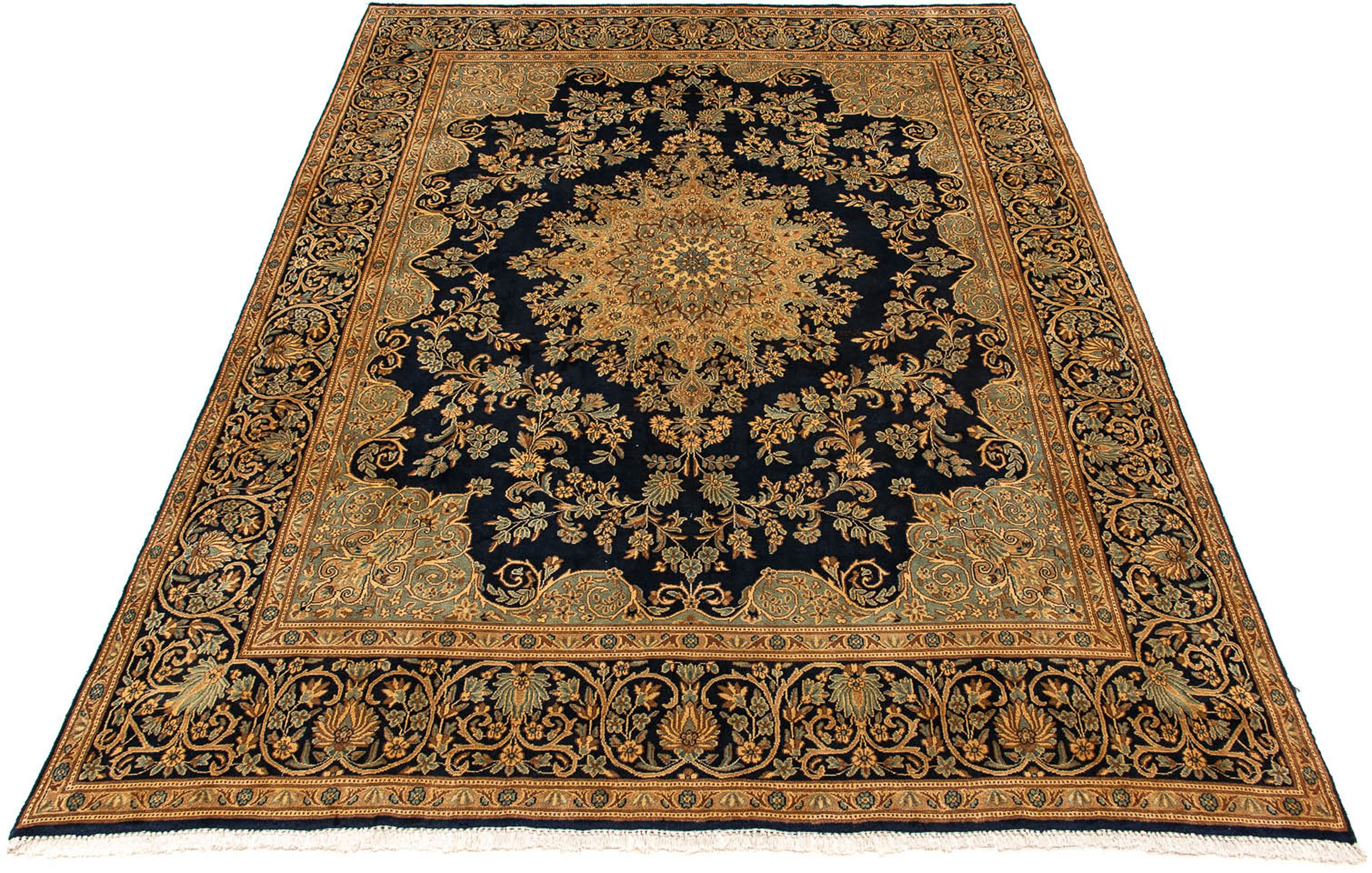 Image of morgenland Orientteppich »Perser - Royal - 398 x 303 cm - braun«, rechteckig, 10 mm Höhe, Wohnzimmer, Handgeknüpft, Einzelstück mit Zertifikat bei Ackermann Versand Schweiz