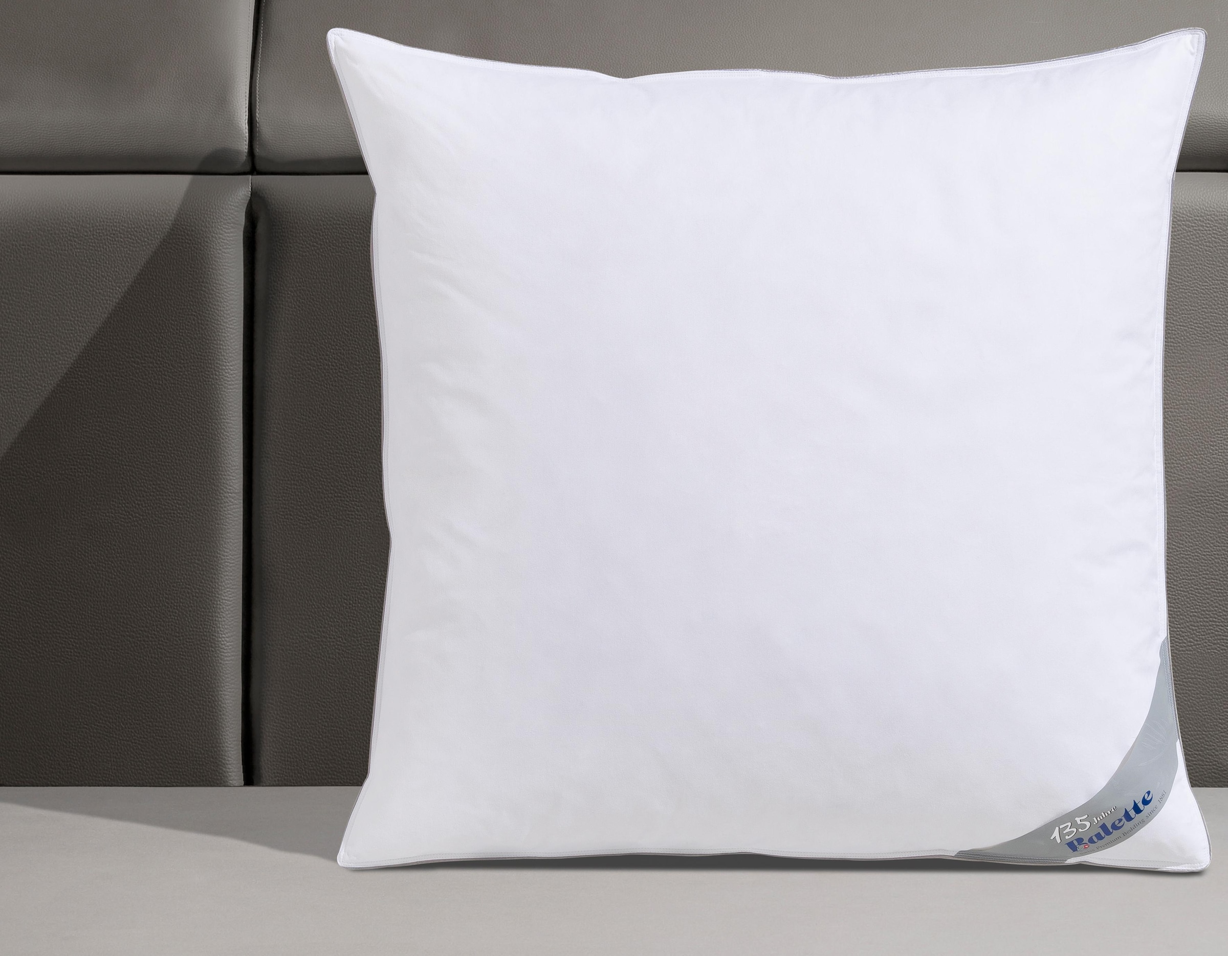 Image of Balette Federkissen "Lena, natürlicher Schlafkomfort, Made in Germany" Füllung: 100% Federn 1 Stk. tlg. Kopfkissen 40x80 cm, 80x80 cm, allergikergeeignet, Made in Germany