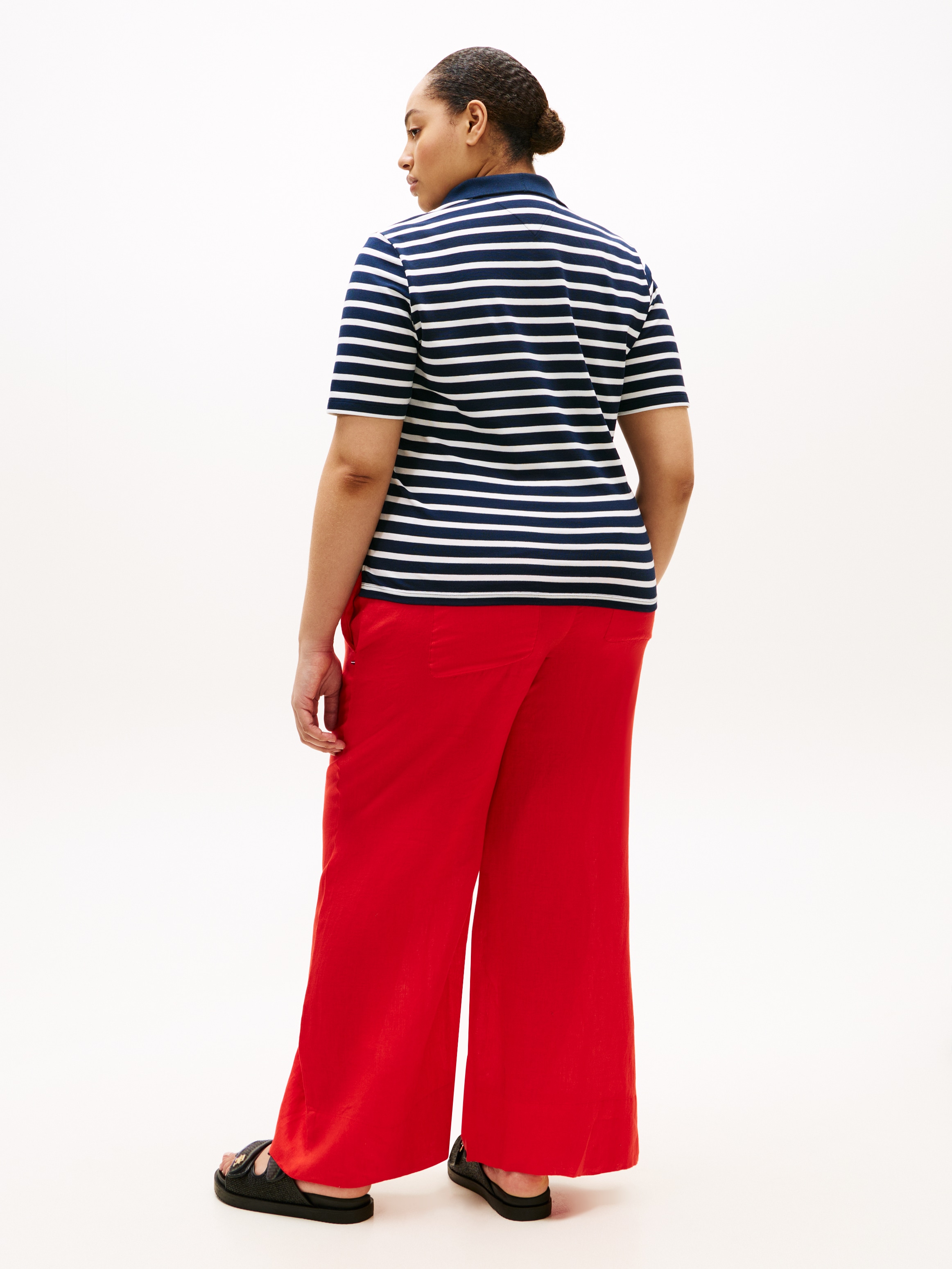 Tommy Hilfiger Curve Polo »CRV 1985 REG PIQUE POLO SS« in grossen Grössen, Piqué-Qualität