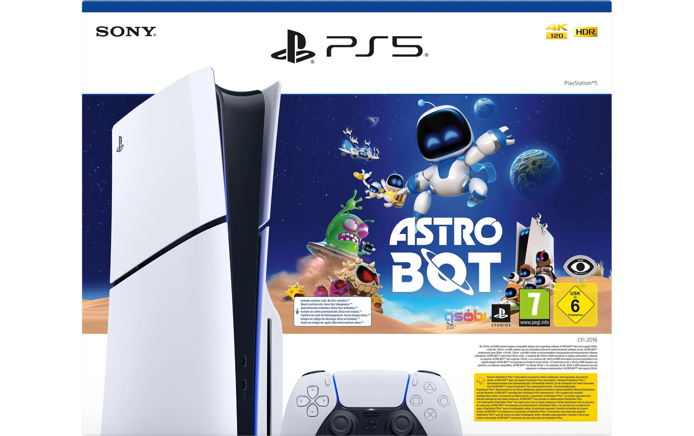 Sony Spielekonsole »5 Slim – Disc ASTRO BOT Bundle«