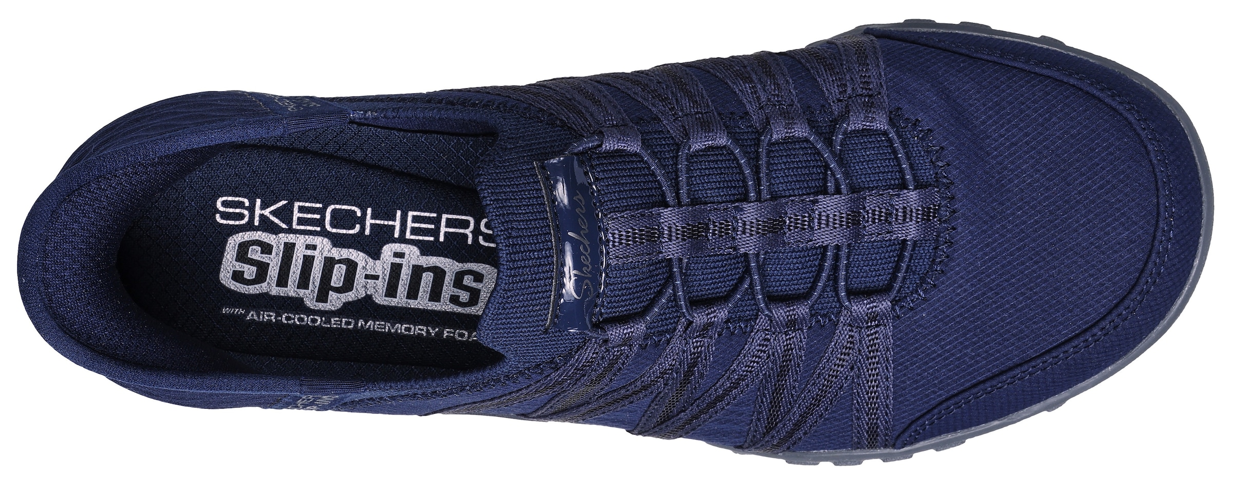 Skechers Slip-On Sneaker »BREATHE-EASY-ROLL-WITH-ME«, Freizeitschuh für Maschinenwäsche geeignet