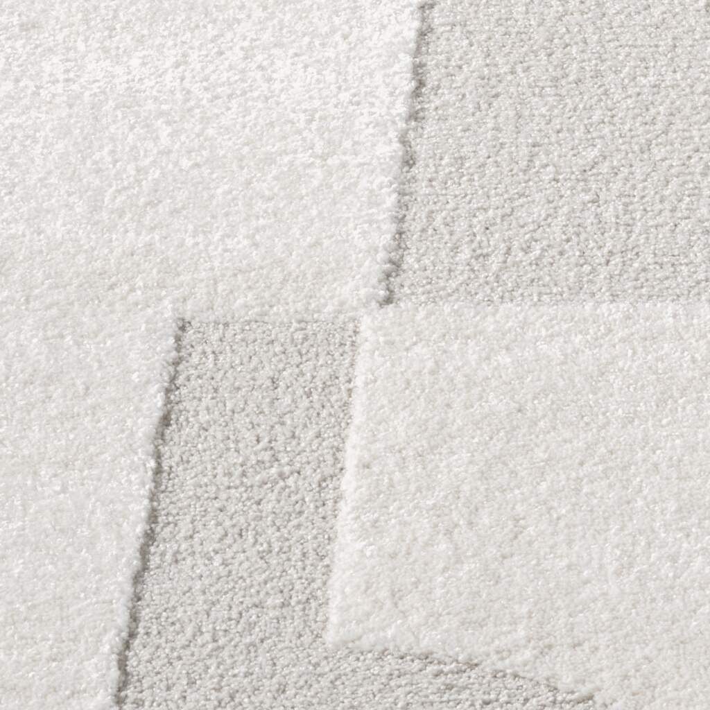 Carpet City Teppich »LOUNGE 9992« rechteckig 15 mm Höhe Kurzflor-Teppich Modern, Hoch-Tief-Struktur, Wohnzimmer, Schlafzimmer