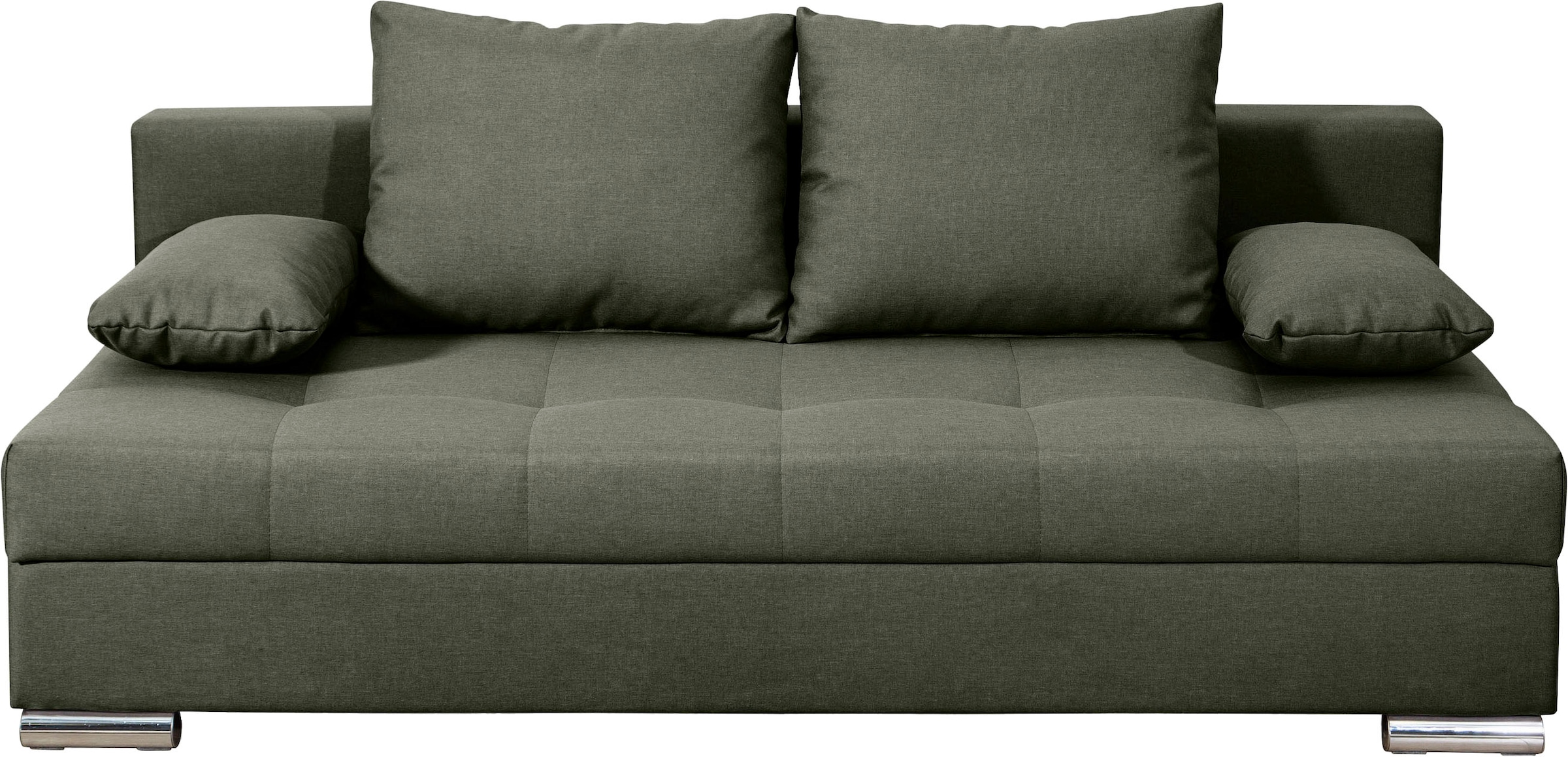 COLLECTION AB Canapé-lit »Tania mit Bettfunktion und Bettkasten« komfortabler Sitzkomfort: Federkern-Polsterung, inklusive Rückenkissen