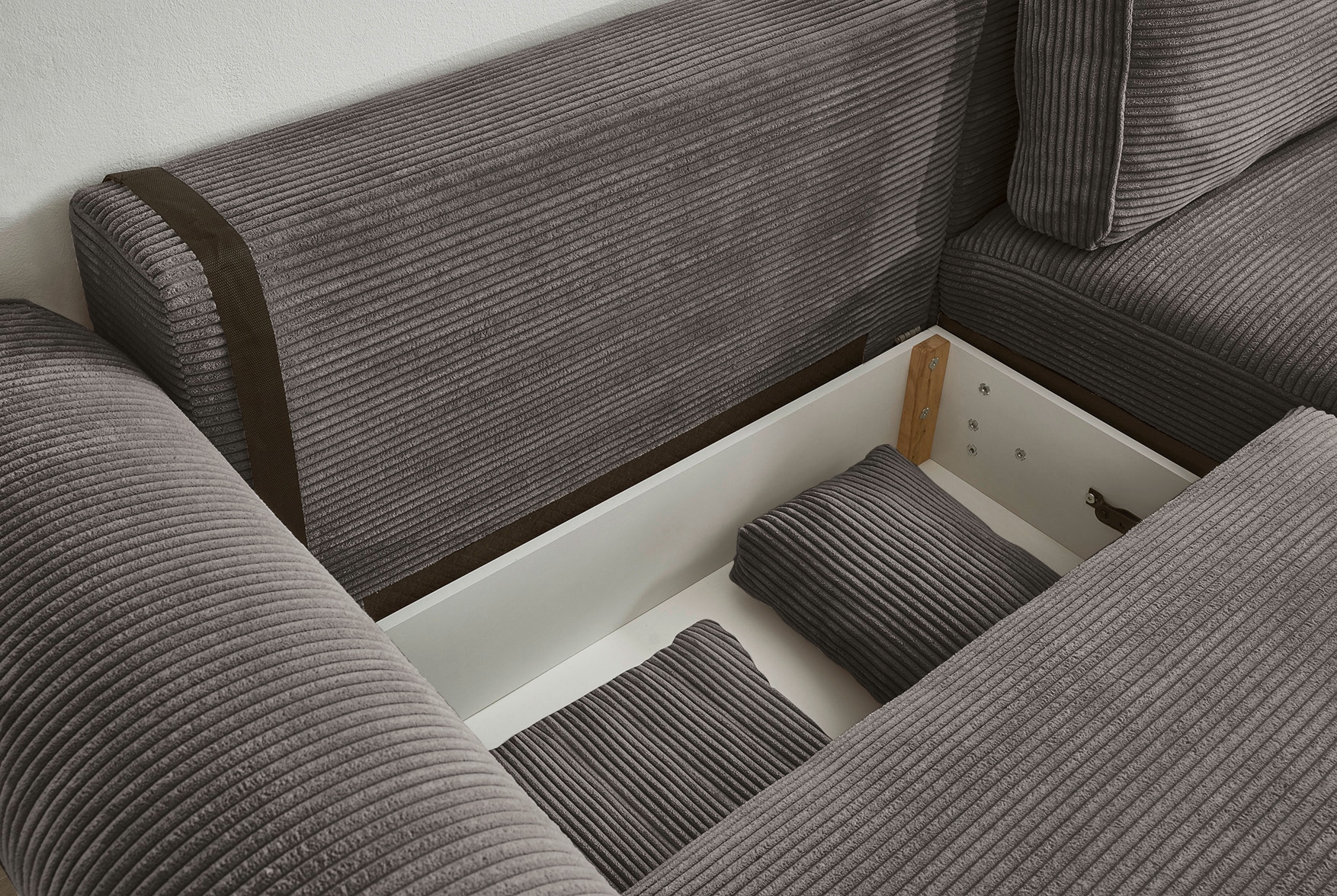 ED EXCITING DESIGN 2-Sitzer »Angelina«, frei im Raum stellbar, mit Bettkasten, mit Schlaffunktion